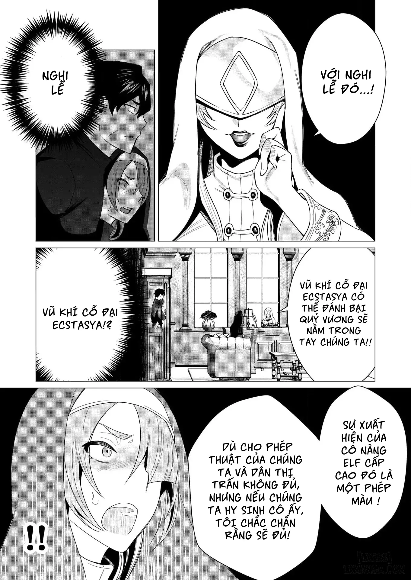 HentaiVN.net - Ảnh 21 - The Hero Wants A Married Woman As A Reward - Chap 4 : Giáo phái EXIA