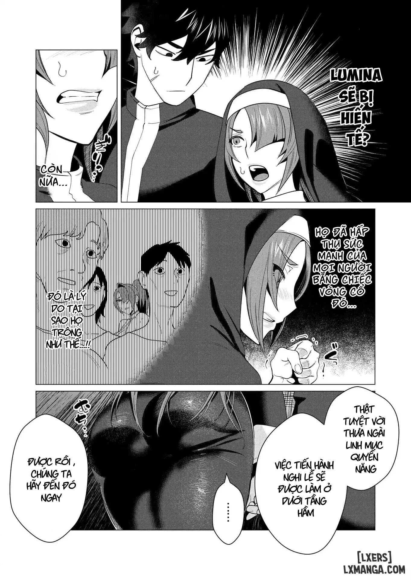 HentaiVN.net - Ảnh 23 - The Hero Wants A Married Woman As A Reward - Chap 4 : Giáo hội EXIA