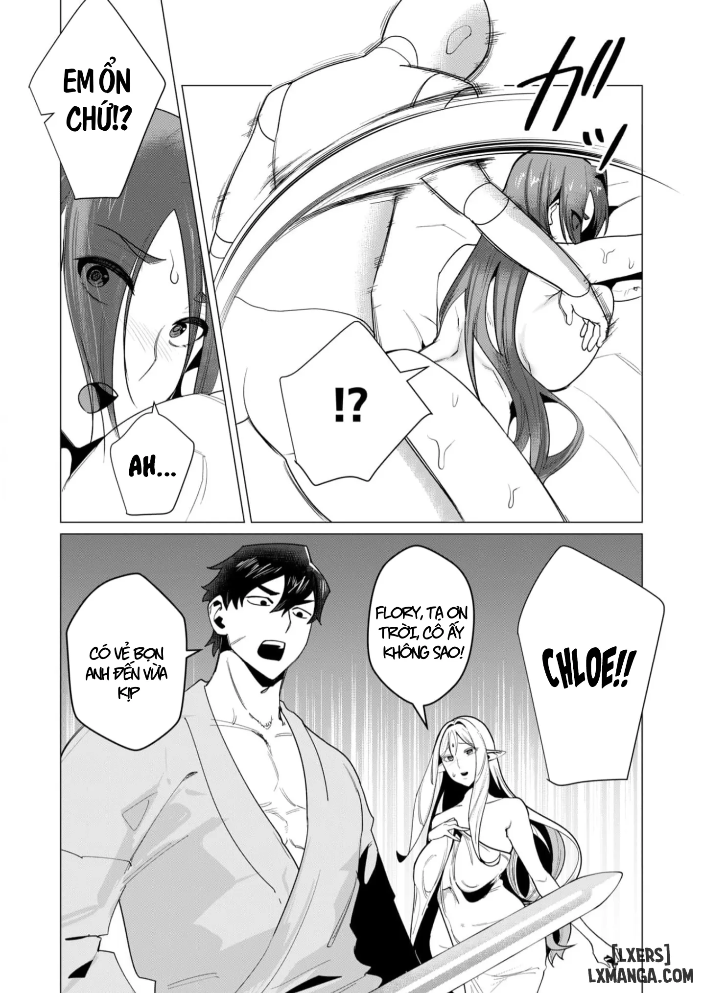 HentaiVN.net - Ảnh 8 - The Hero Wants A Married Woman As A Reward - Chap 7: Dũng Sĩ x Làng Rối (Phần 2)