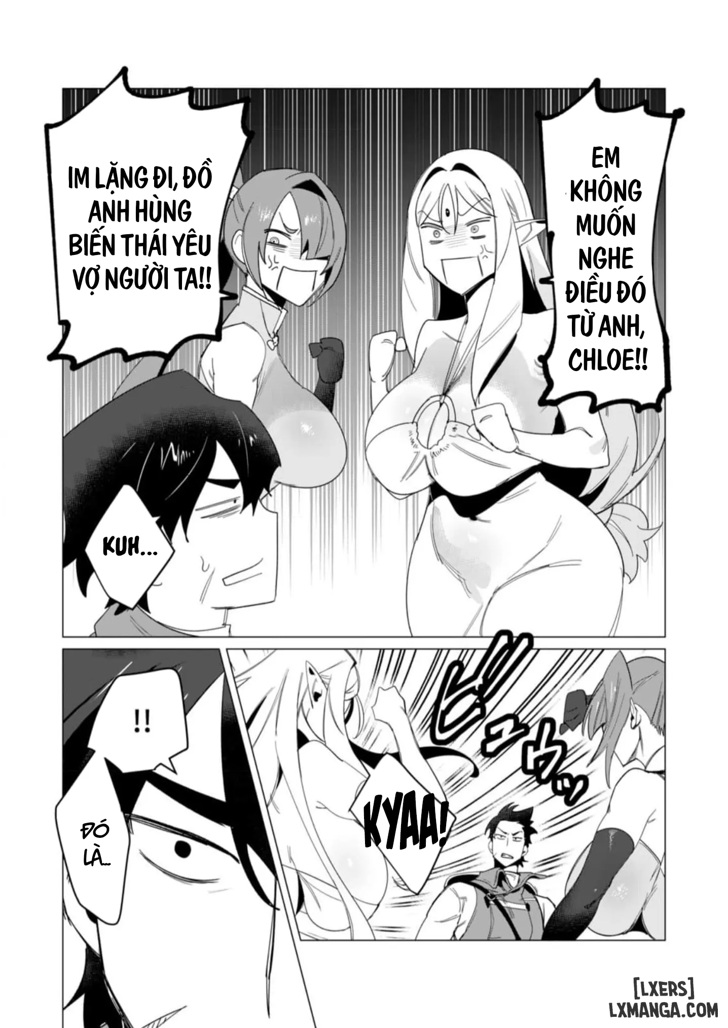 HentaiVN.net - Ảnh 25 - The Hero Wants A Married Woman As A Reward - Chap 8 : Dũng Sĩ x Harpy (phần 1)