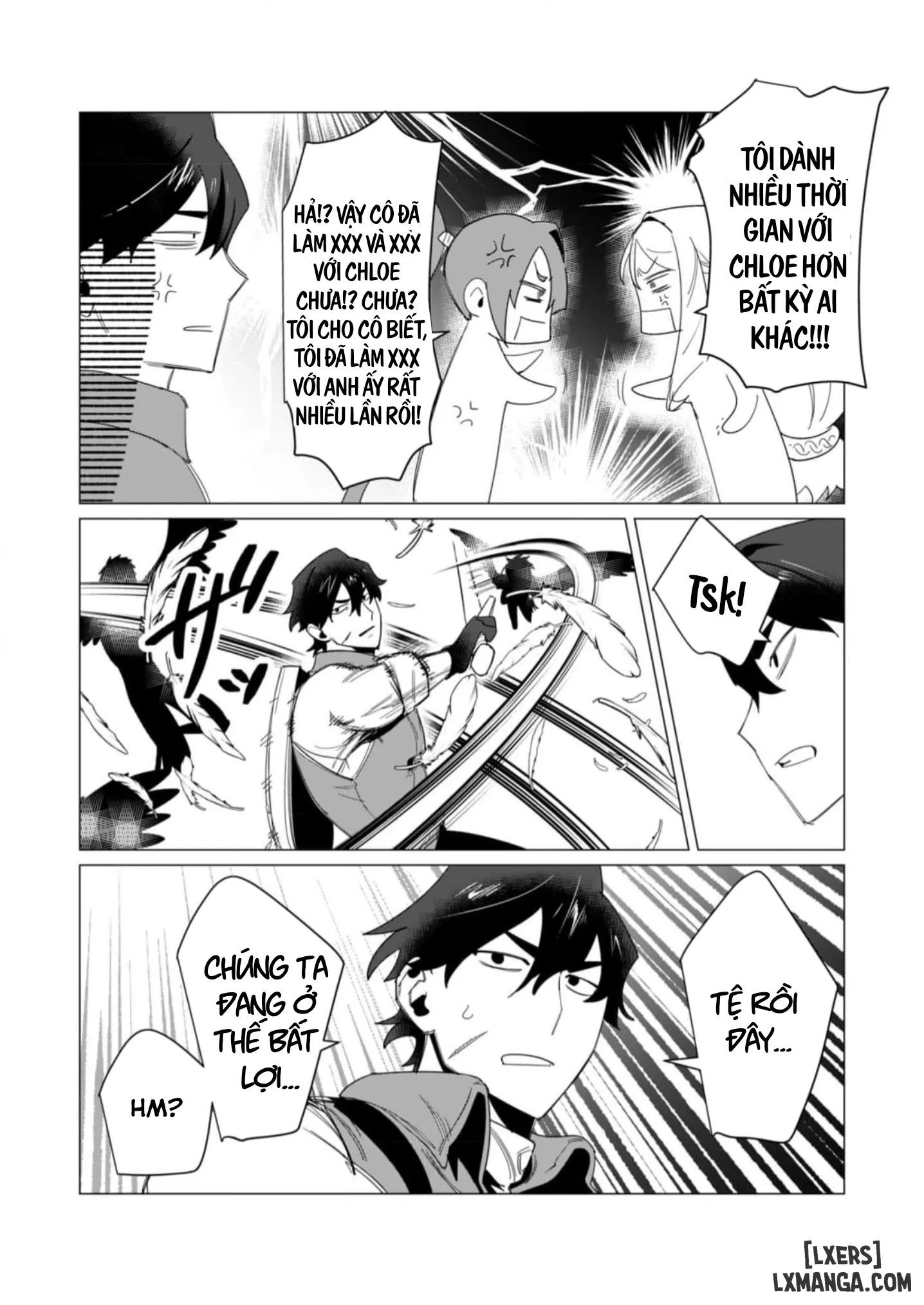 HentaiVN.net - Ảnh 27 - The Hero Wants A Married Woman As A Reward - Chap 8 : Dũng Sĩ x Harpy (phần 1)