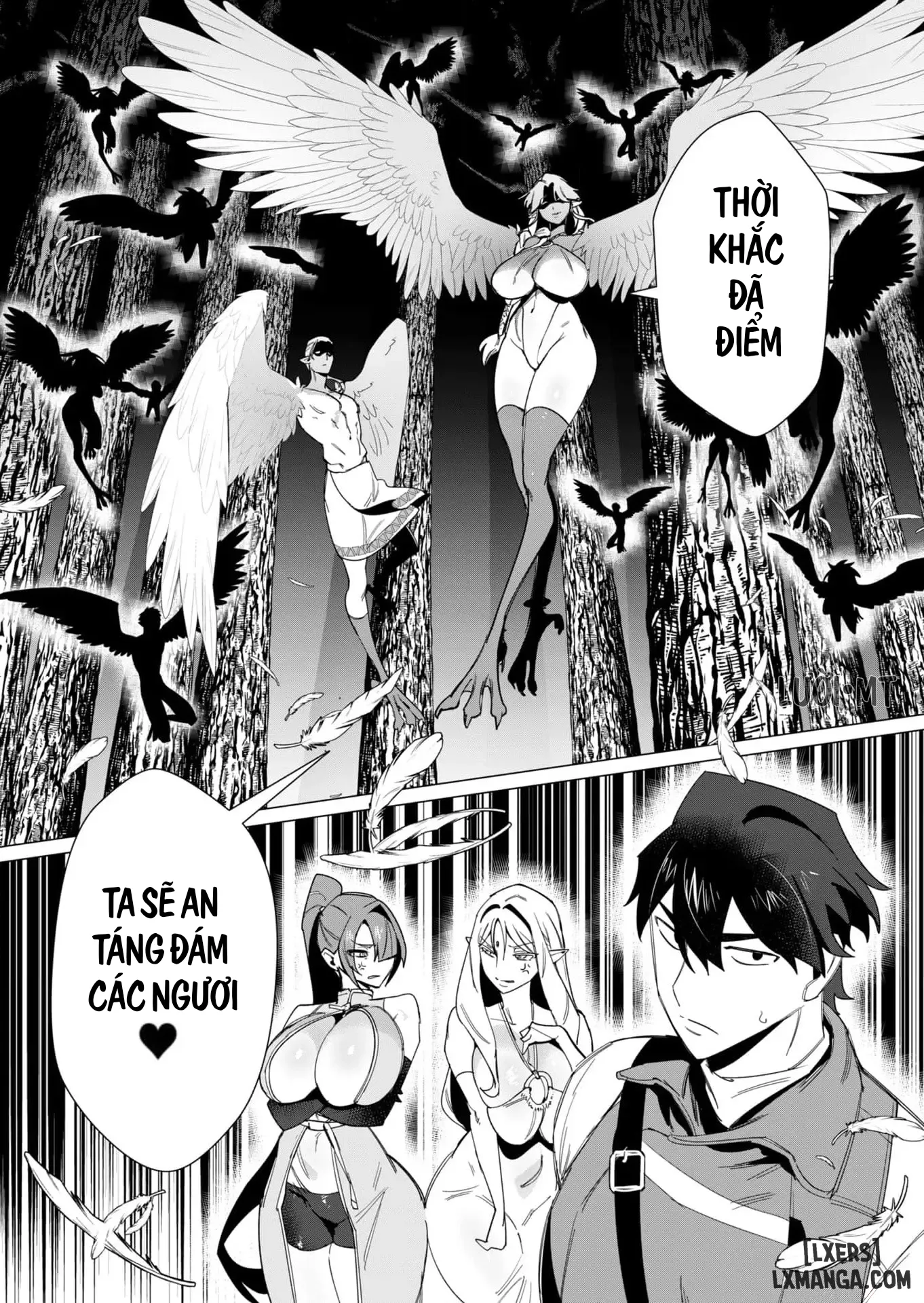 HentaiVN.net - Ảnh 32 - The Hero Wants A Married Woman As A Reward - Chap 8 : Dũng Sĩ x Harpy (phần 1)