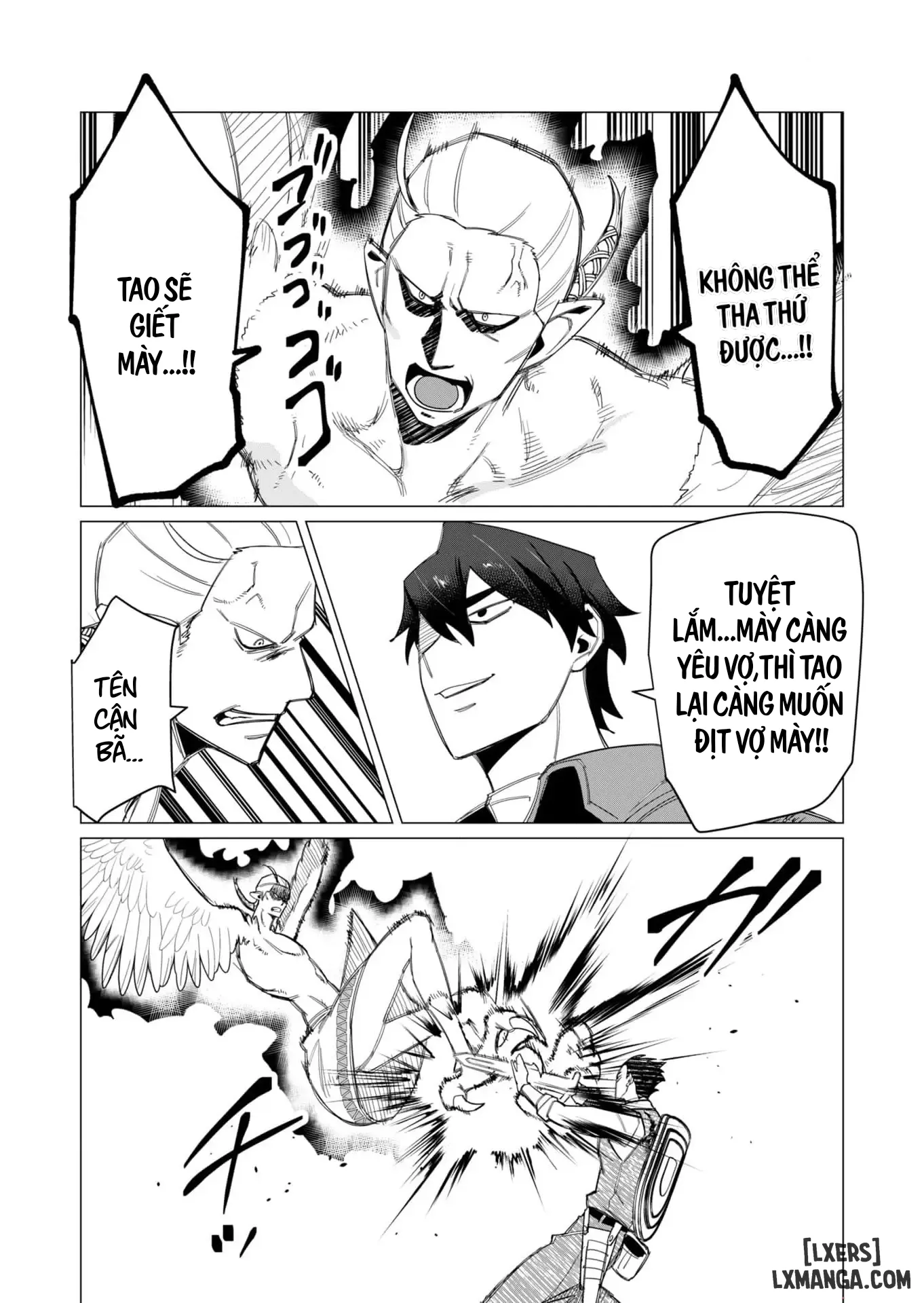 HentaiVN.net - Ảnh 11 - The Hero Wants A Married Woman As A Reward - Chap 9 : Dũng Sĩ x Harpy (phần 2)