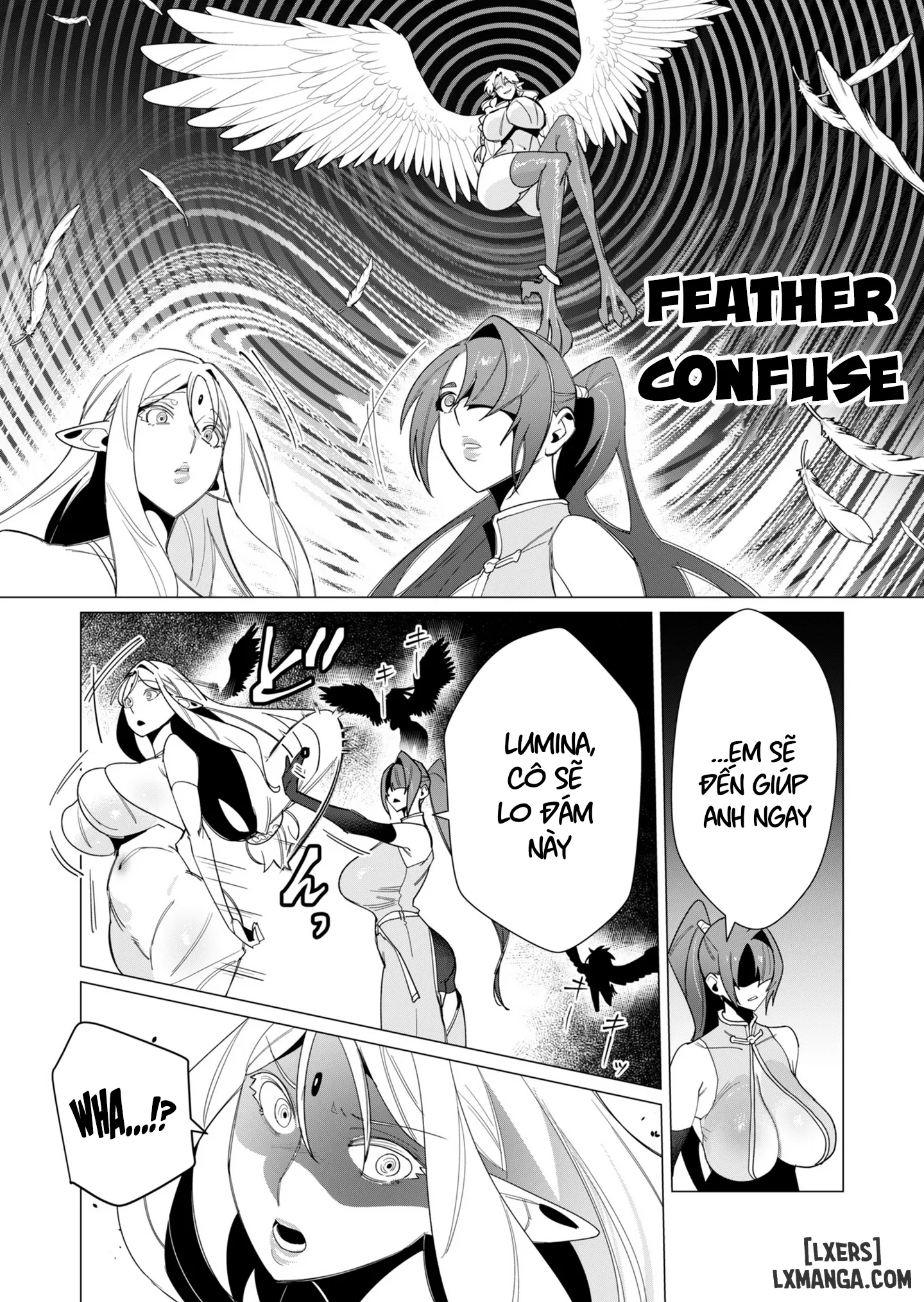 HentaiVN.net - Ảnh 13 - The Hero Wants A Married Woman As A Reward - Chap 9 : Dũng Sĩ x Harpy (phần 2)