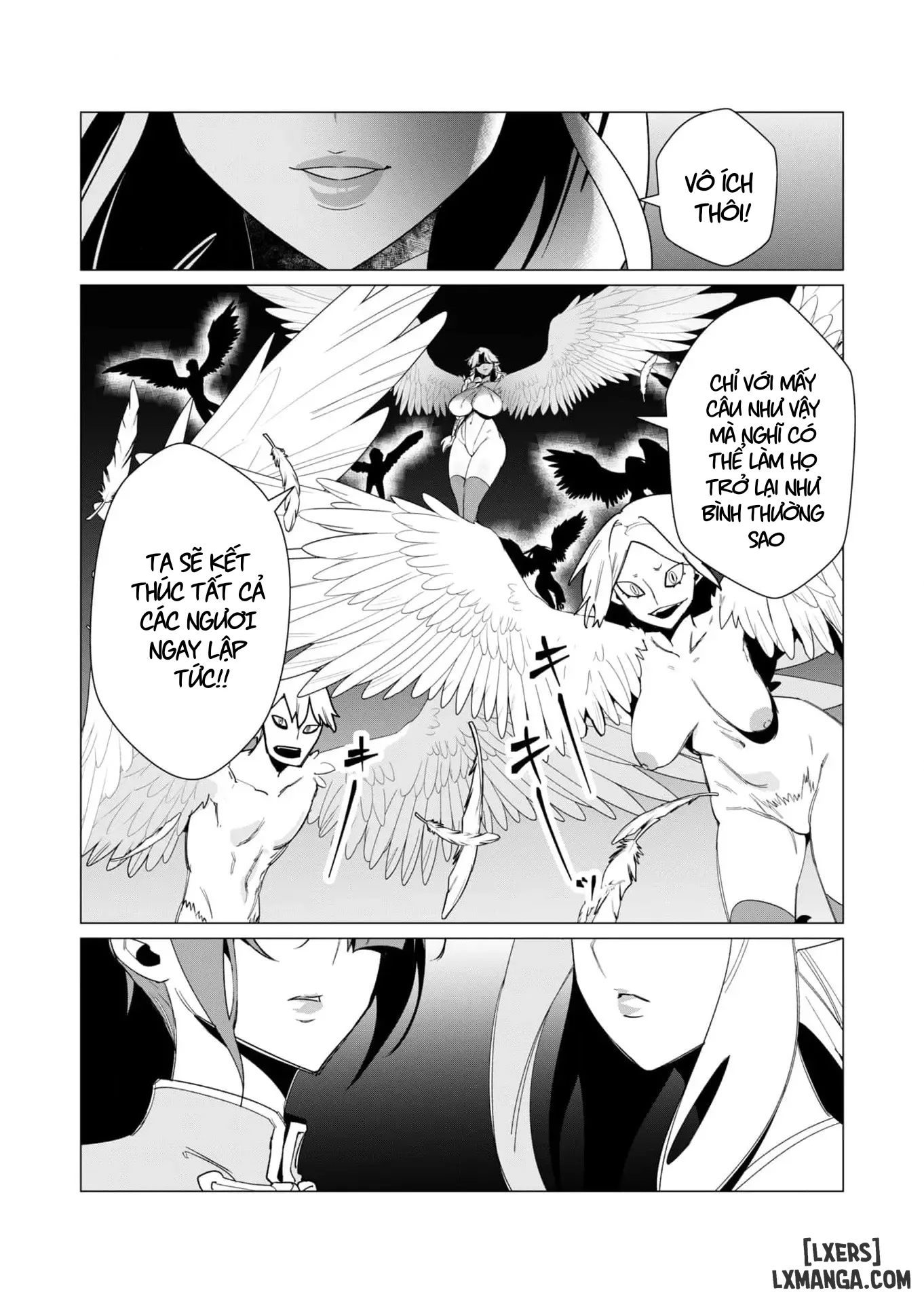 HentaiVN.net - Ảnh 17 - The Hero Wants A Married Woman As A Reward - Chap 9 : Dũng Sĩ x Harpy (phần 2)