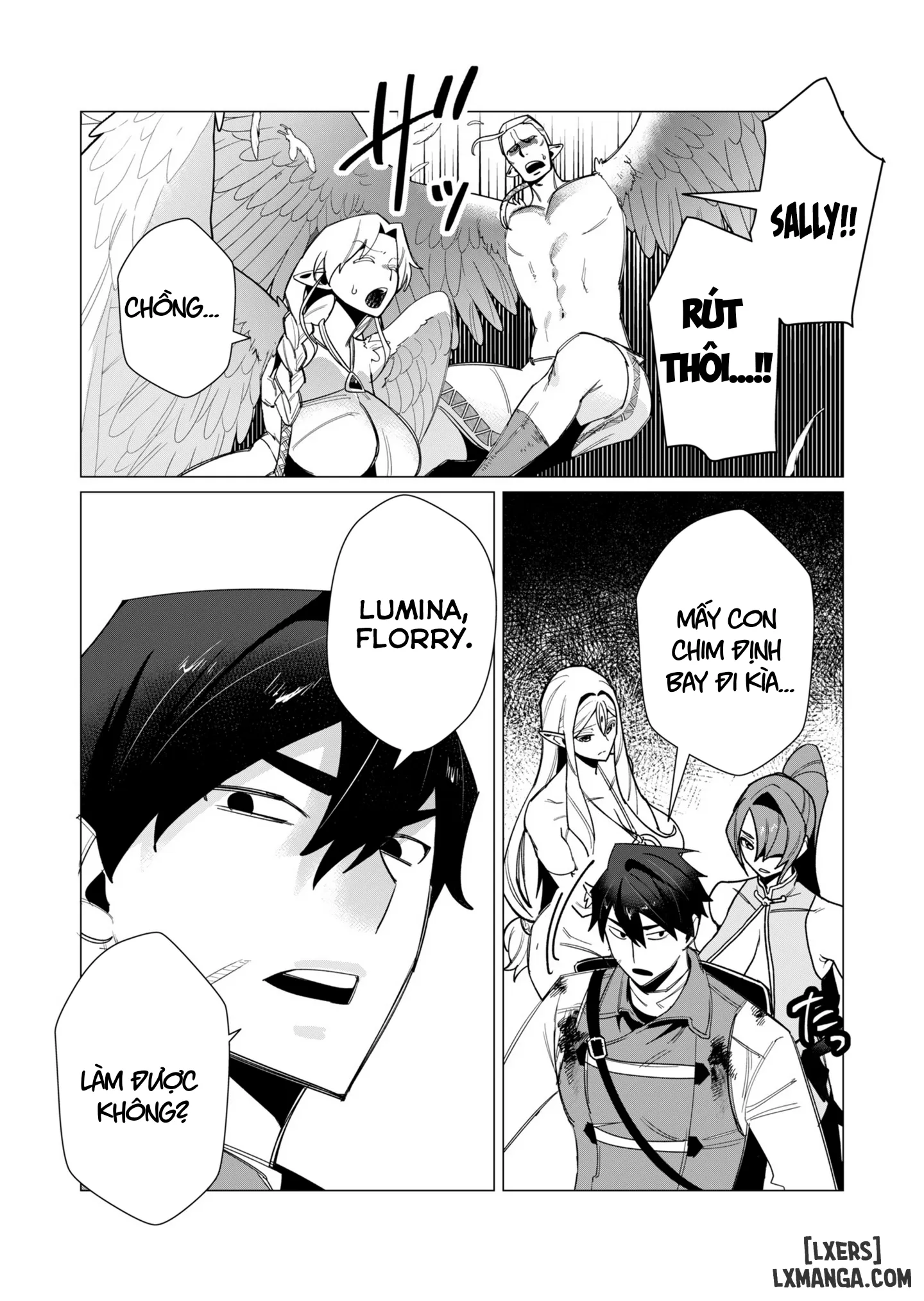 HentaiVN.net - Ảnh 20 - The Hero Wants A Married Woman As A Reward - Chap 9 : Dũng Sĩ x Harpy (phần 2)