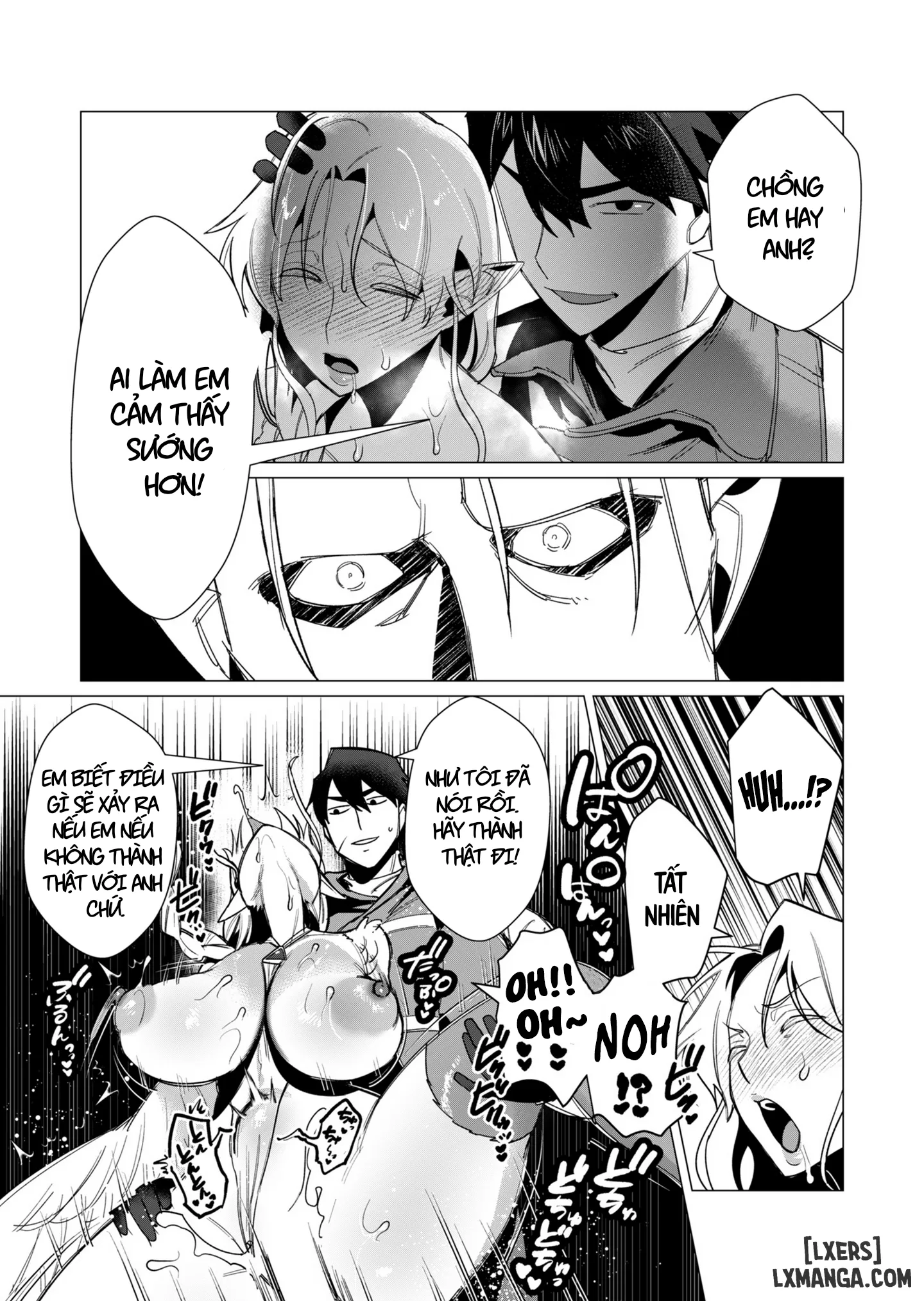 HentaiVN.net - Ảnh 29 - The Hero Wants A Married Woman As A Reward - Chap 9 : Dũng Sĩ x Harpy (phần 2)