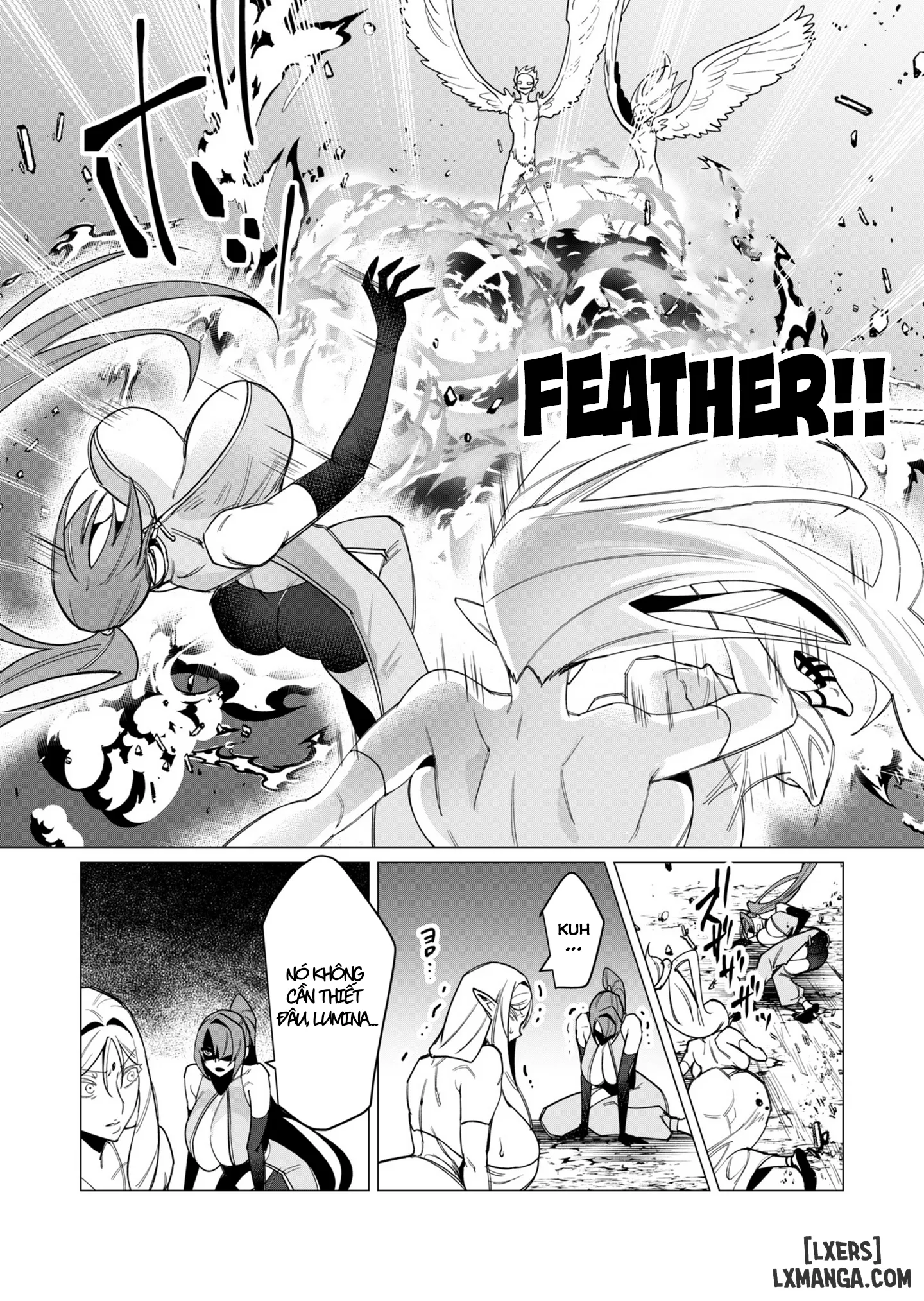 HentaiVN.net - Ảnh 4 - The Hero Wants A Married Woman As A Reward - Chap 9 : Dũng Sĩ x Harpy (phần 2)