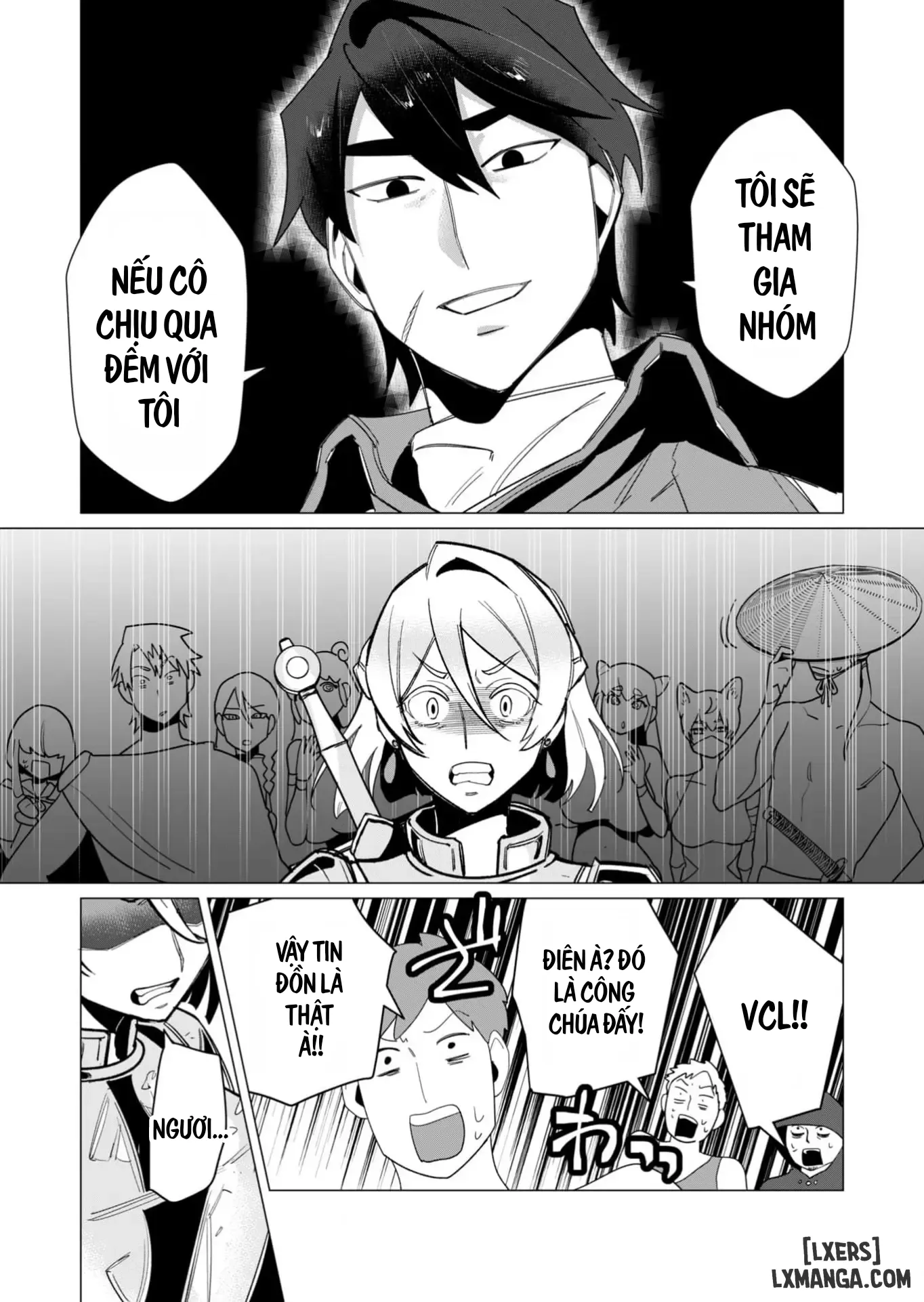 HentaiVN.net - Ảnh 29 - The Hero Wants A Married Woman As A Reward - Chap 10 : Dũng Sĩ x Nữ Hiệp Sĩ x Orc King