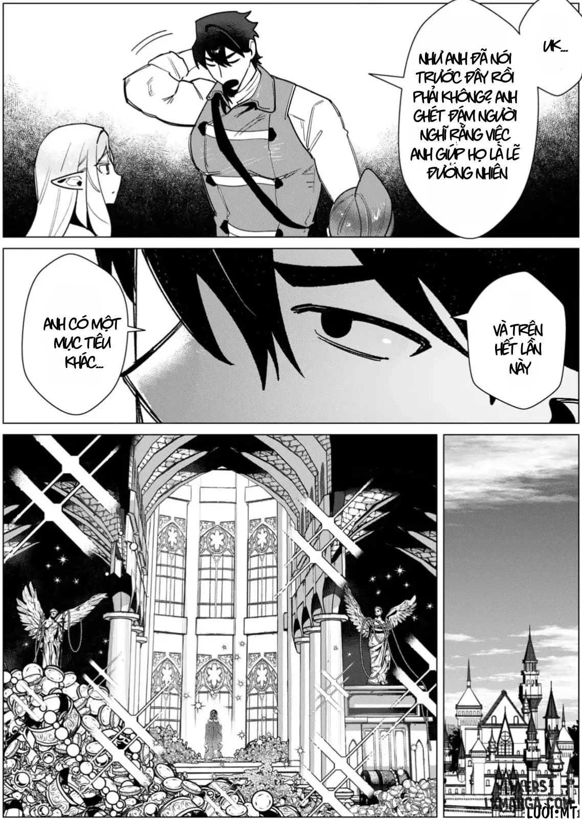 HentaiVN.net - Ảnh 34 - The Hero Wants A Married Woman As A Reward - Chap 10 : Dũng Sĩ x Nữ Hiệp Sĩ x Orc King