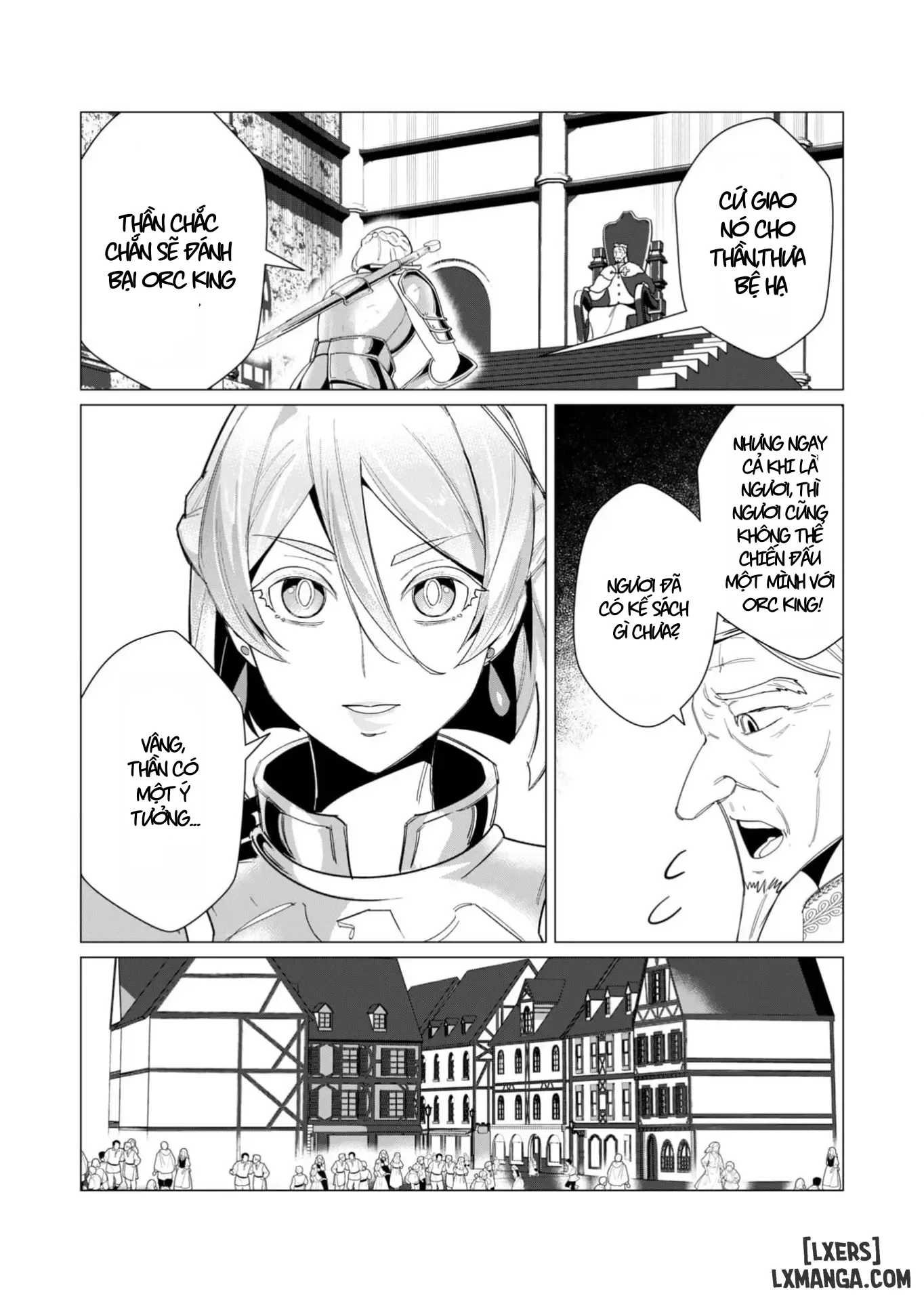 HentaiVN.net - Ảnh 9 - The Hero Wants A Married Woman As A Reward - Chap 10 : Dũng Sĩ x Nữ Hiệp Sĩ x Orc King
