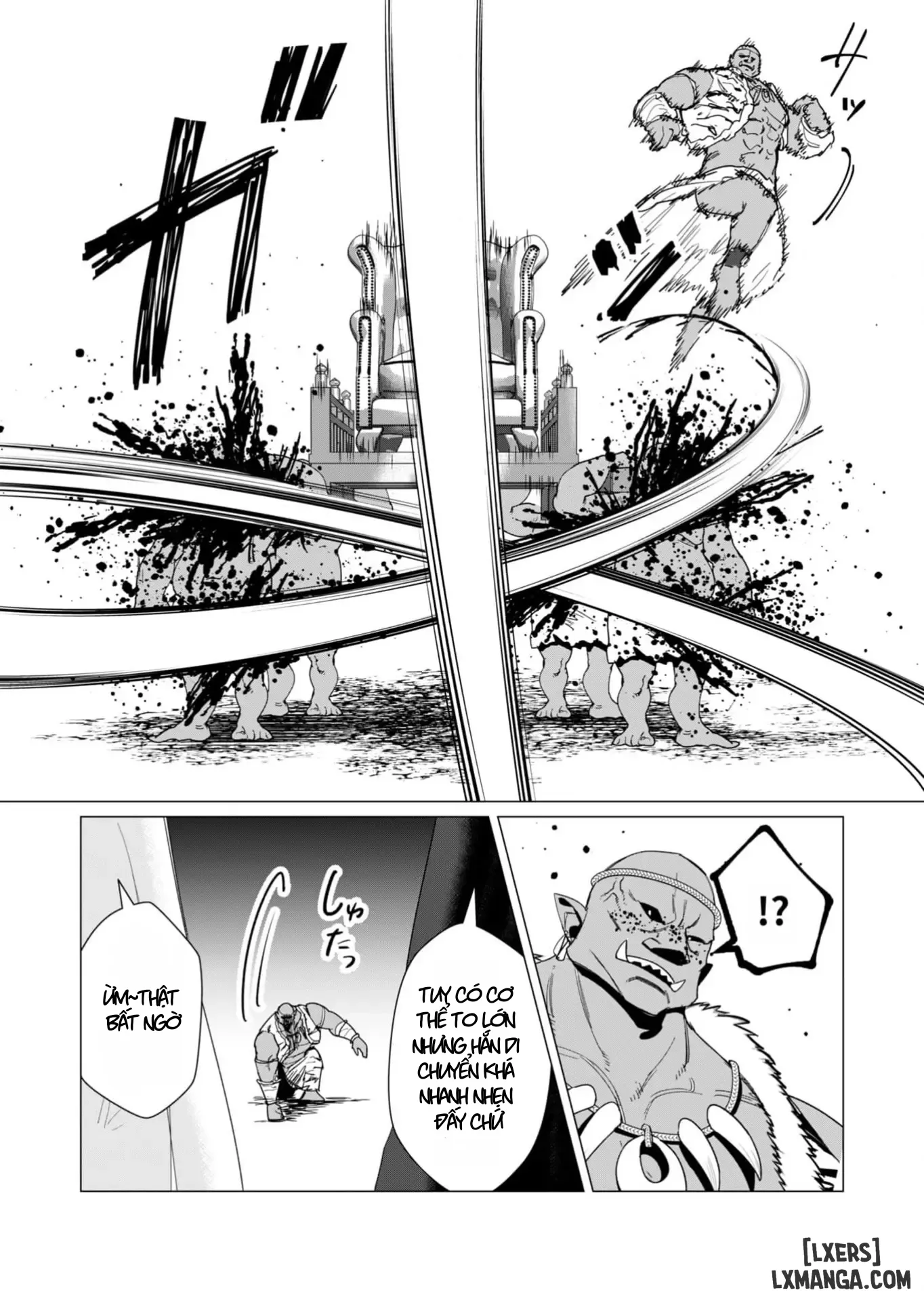 HentaiVN.net - Ảnh 11 - The Hero Wants A Married Woman As A Reward - Chap 11: Dũng Sĩ x Nữ Hiệp Sĩ x Orc King(Phần 2)