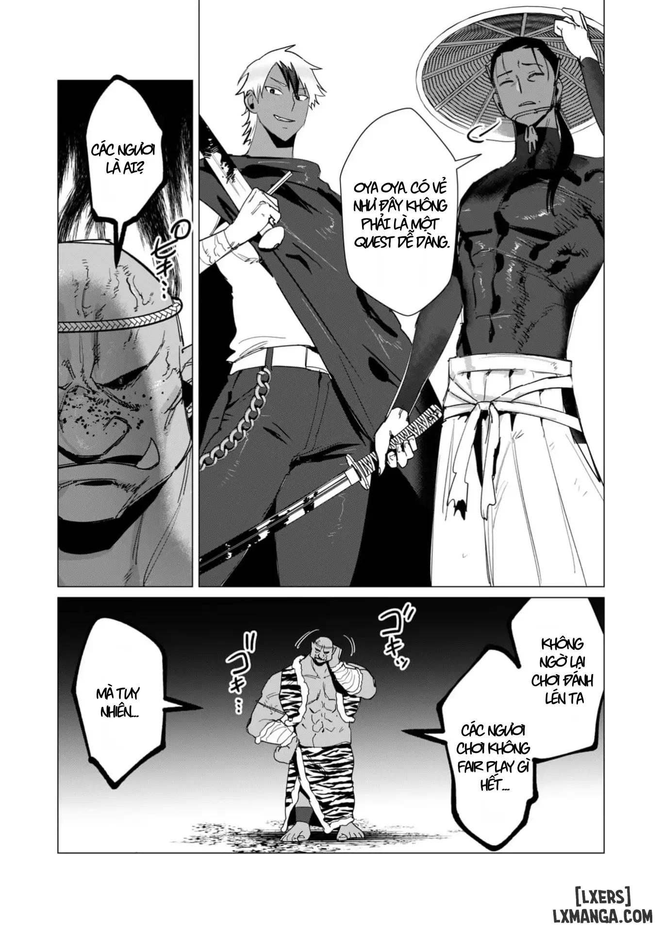 HentaiVN.net - Ảnh 12 - The Hero Wants A Married Woman As A Reward - Chap 11: Dũng Sĩ x Nữ Hiệp Sĩ x Orc King(Phần 2)