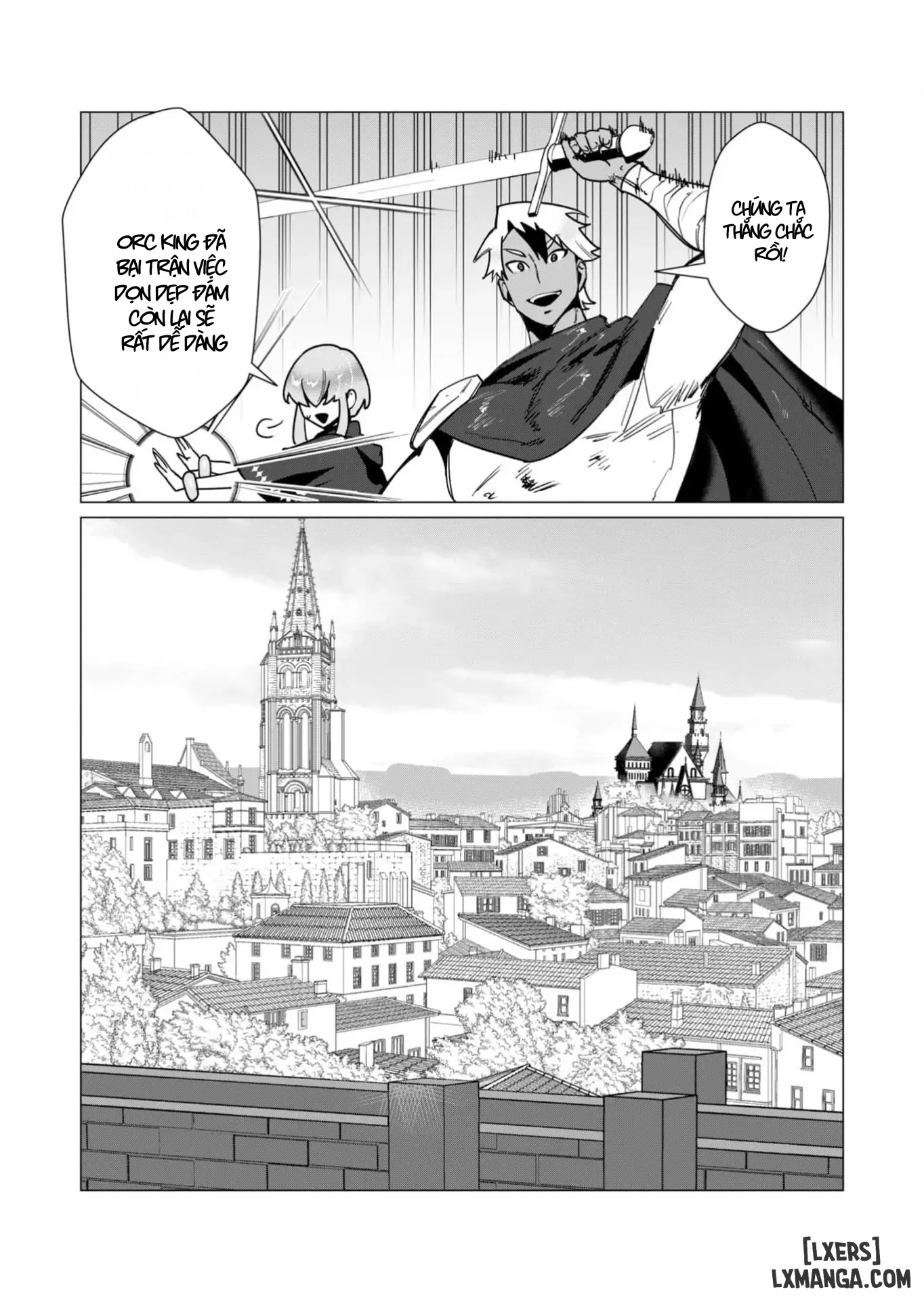 HentaiVN.net - Ảnh 23 - The Hero Wants A Married Woman As A Reward - Chap 11: Dũng Sĩ x Nữ Hiệp Sĩ x Orc King(Phần 2)