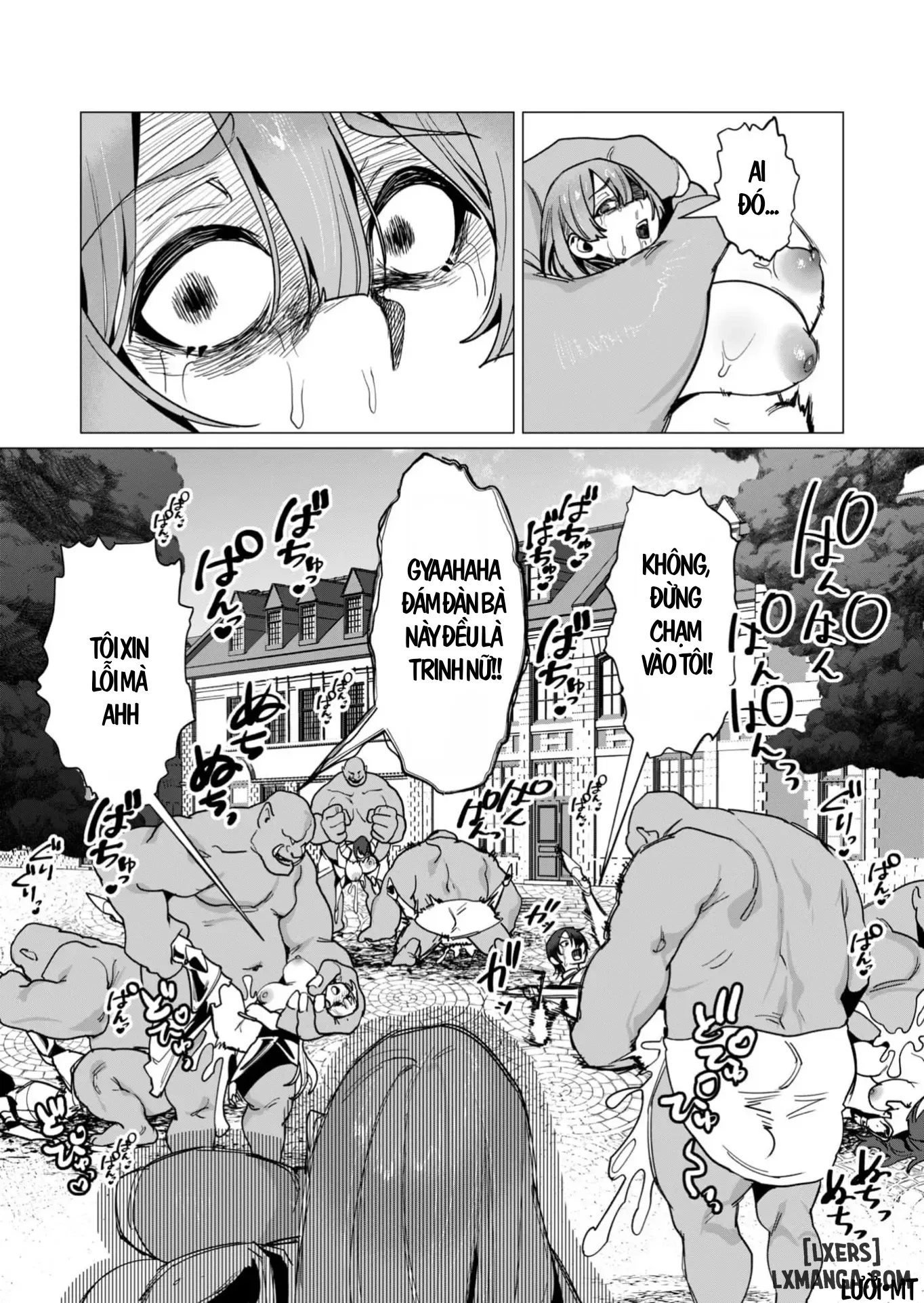 HentaiVN.net - Ảnh 31 - The Hero Wants A Married Woman As A Reward - Chap 11: Dũng Sĩ x Nữ Hiệp Sĩ x Orc King(Phần 2)
