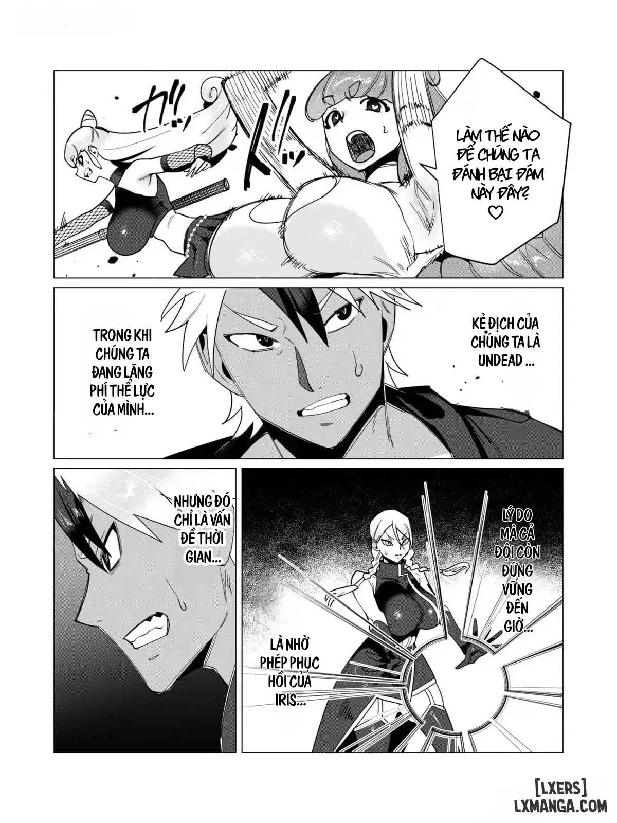 HentaiVN.net - Ảnh 11 - The Hero Wants A Married Woman As A Reward - Chap 12 : Dũng Sĩ x Nữ Hiệp Sĩ x Orc King(Phần 3)