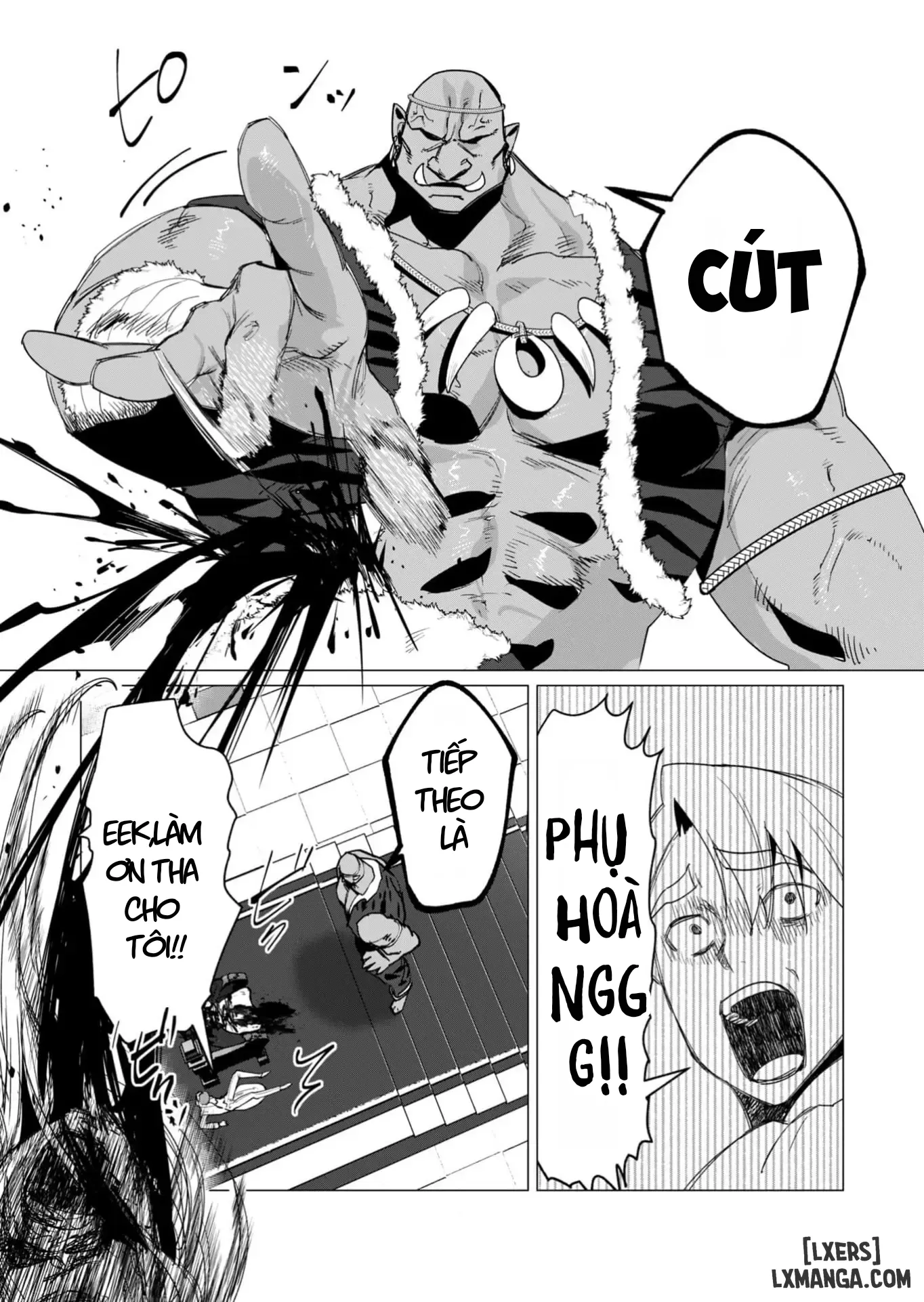HentaiVN.net - Ảnh 23 - The Hero Wants A Married Woman As A Reward - Chap 12 : Dũng Sĩ x Nữ Hiệp Sĩ x Orc King(Phần 3)