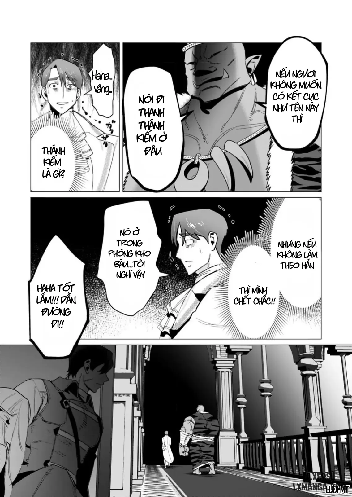 HentaiVN.net - Ảnh 24 - The Hero Wants A Married Woman As A Reward - Chap 12 : Dũng Sĩ x Nữ Hiệp Sĩ x Orc King(Phần 3)