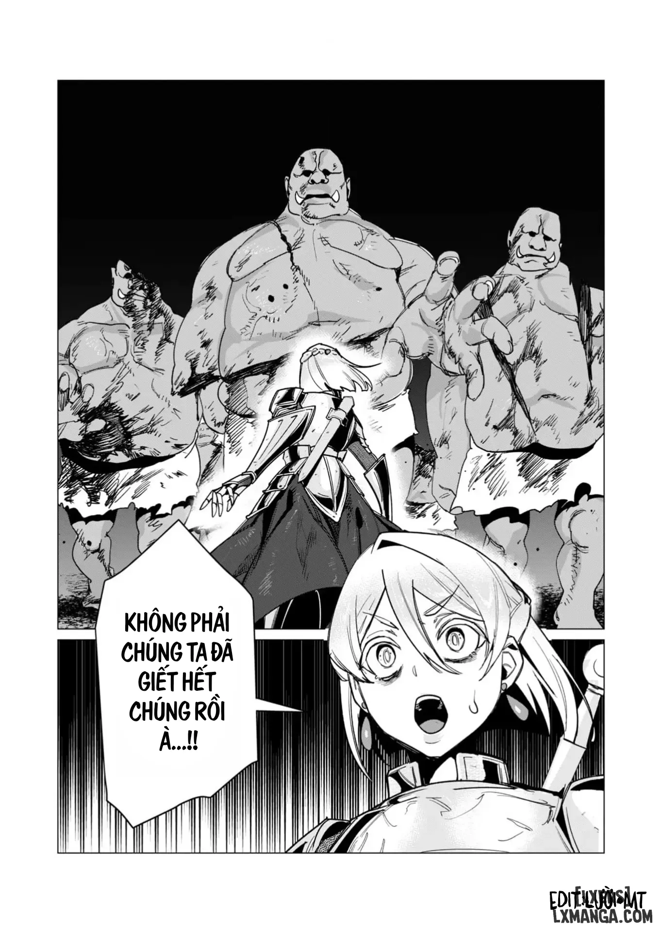 HentaiVN.net - Ảnh 3 - The Hero Wants A Married Woman As A Reward - Chap 12 : Dũng Sĩ x Nữ Hiệp Sĩ x Orc King(Phần 3)