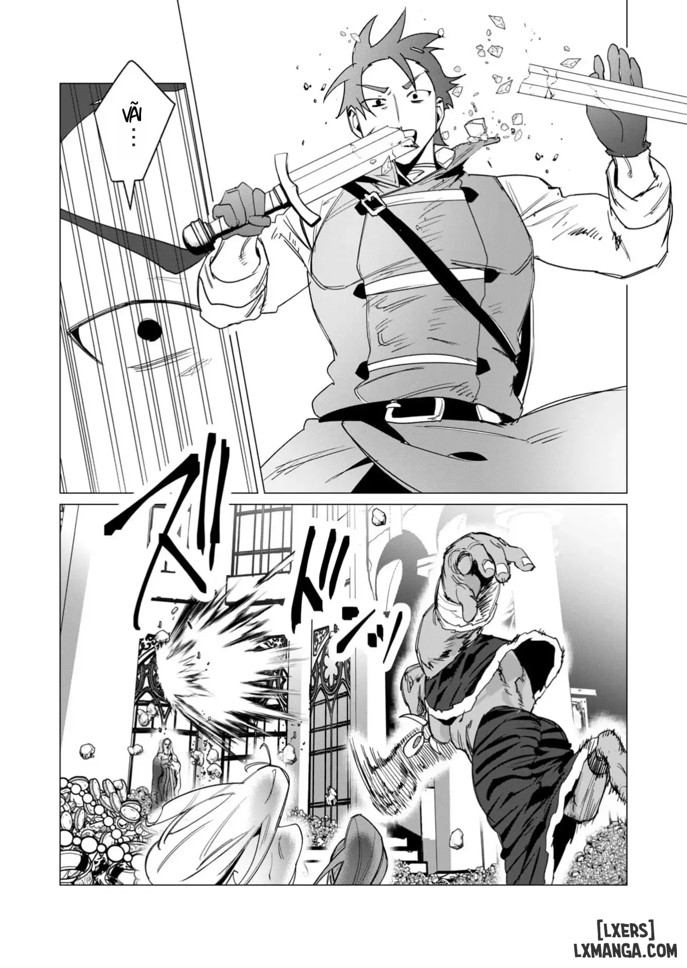 HentaiVN.net - Ảnh 29 - The Hero Wants A Married Woman As A Reward - Chap 12 : Dũng Sĩ x Nữ Hiệp Sĩ x Orc King(Phần 3)