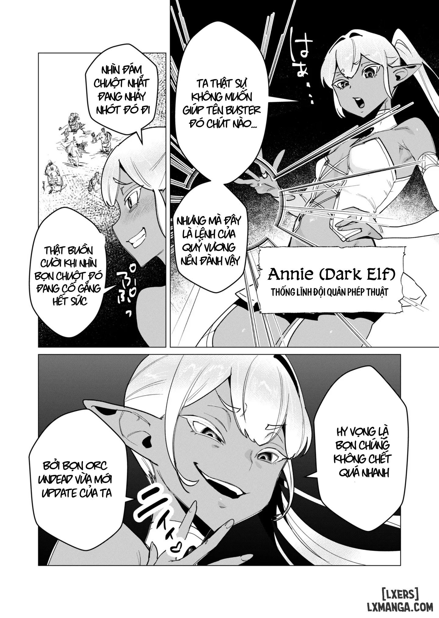 HentaiVN.net - Ảnh 8 - The Hero Wants A Married Woman As A Reward - Chap 12 : Dũng Sĩ x Nữ Hiệp Sĩ x Orc King(Phần 3)