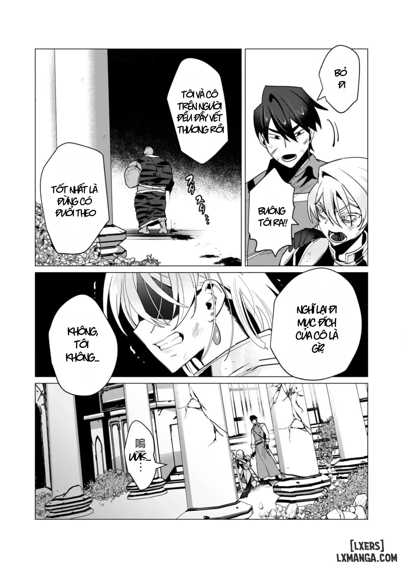 HentaiVN.net - Ảnh 25 - The Hero Wants A Married Woman As A Reward - Chap 13 : Dũng Sĩ x Nữ Hiệp Sĩ x Orc King(Phần 4)