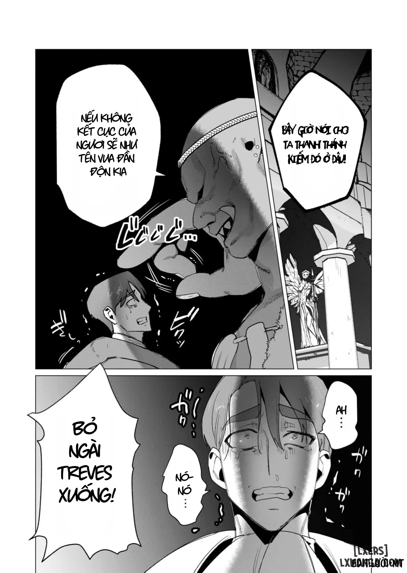 HentaiVN.net - Ảnh 3 - The Hero Wants A Married Woman As A Reward - Chap 13 : Dũng Sĩ x Nữ Hiệp Sĩ x Orc King(Phần 4)