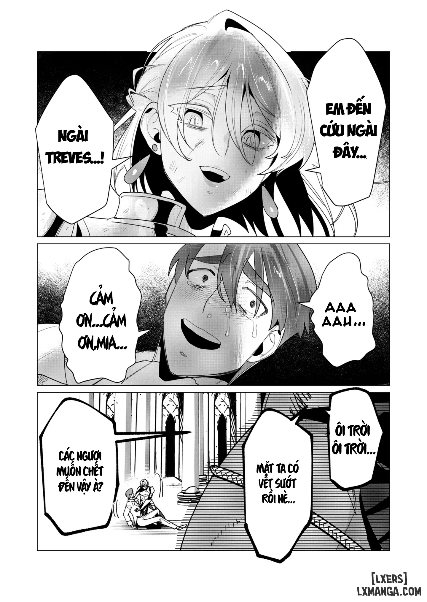 HentaiVN.net - Ảnh 5 - The Hero Wants A Married Woman As A Reward - Chap 13 : Dũng Sĩ x Nữ Hiệp Sĩ x Orc King(Phần 4)
