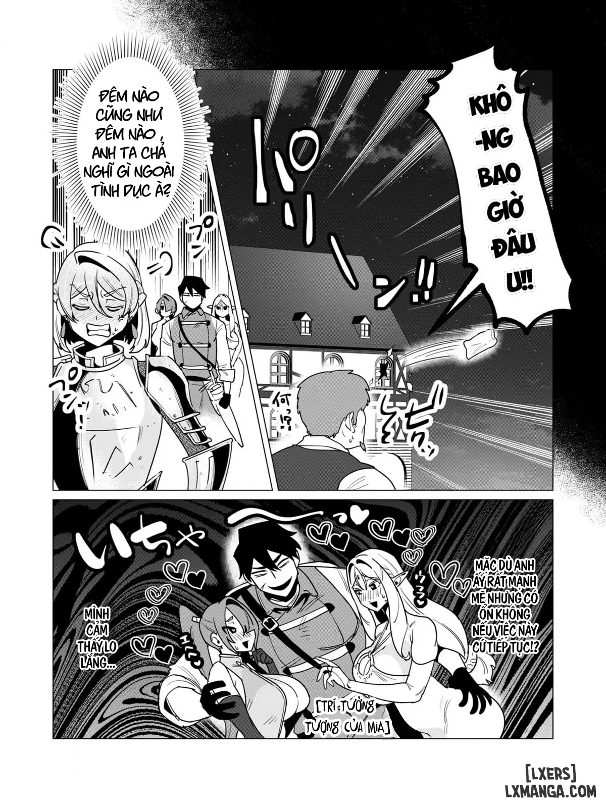 HentaiVN.net - Ảnh 11 - The Hero Wants A Married Woman As A Reward - Chap 14 : Dũng Sĩ và lời nguyền Dark Elf (Phần 1)