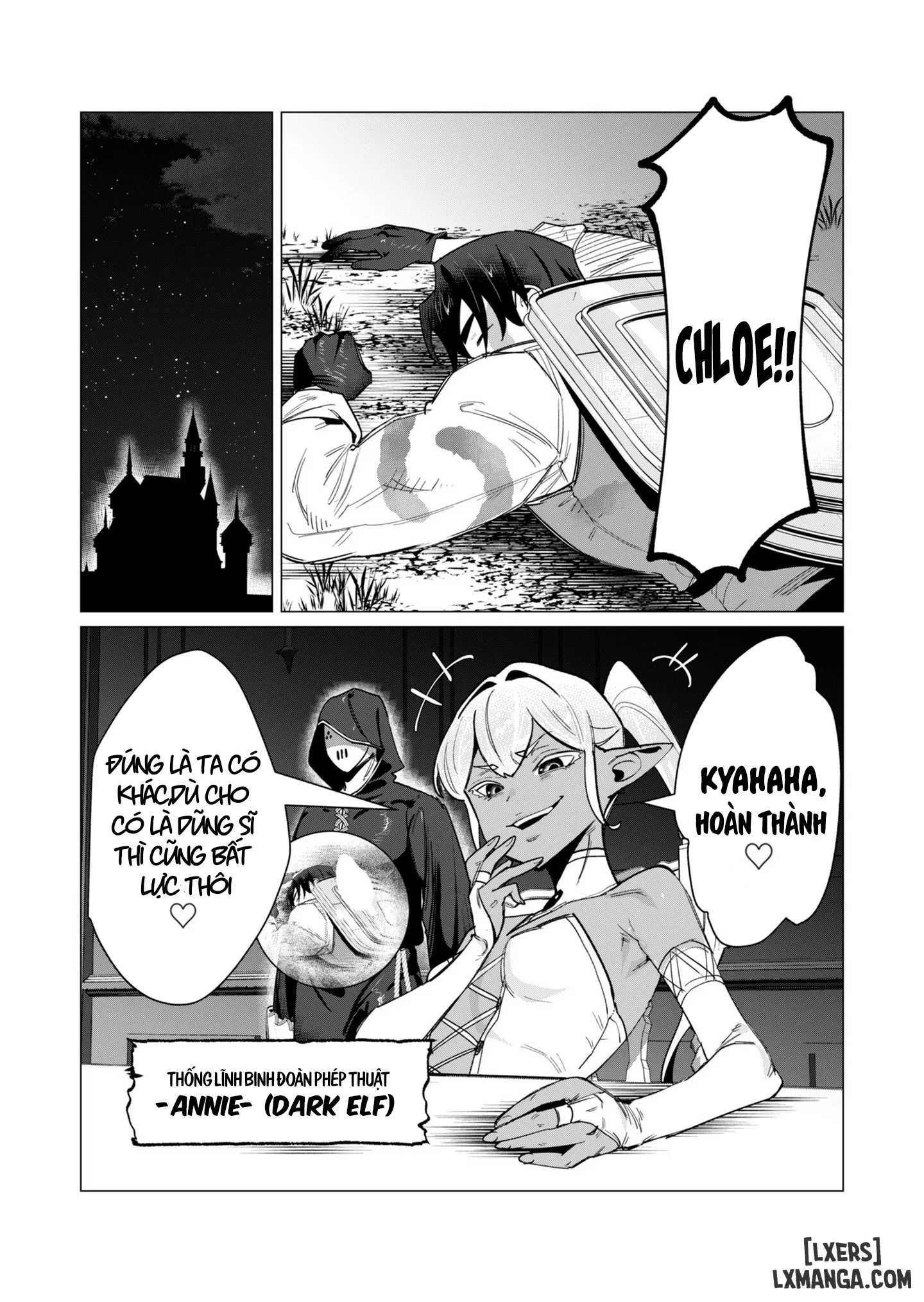 HentaiVN.net - Ảnh 22 - The Hero Wants A Married Woman As A Reward - Chap 14 : Dũng Sĩ và lời nguyền Dark Elf (Phần 1)