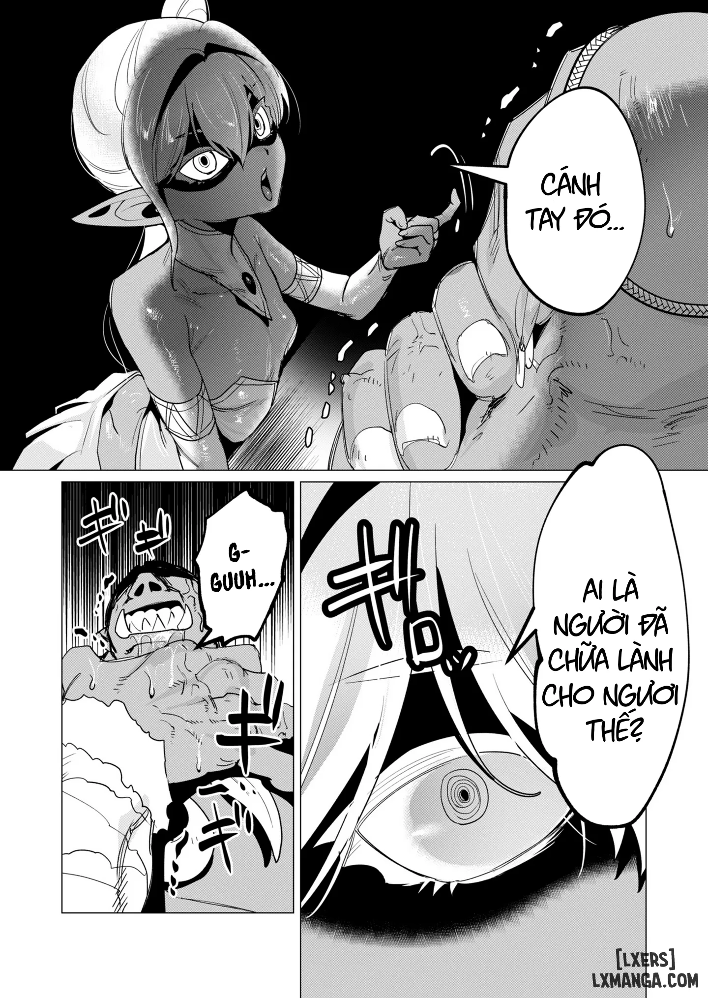 HentaiVN.net - Ảnh 24 - The Hero Wants A Married Woman As A Reward - Chap 14 : Dũng Sĩ và lời nguyền Dark Elf (Phần 1)