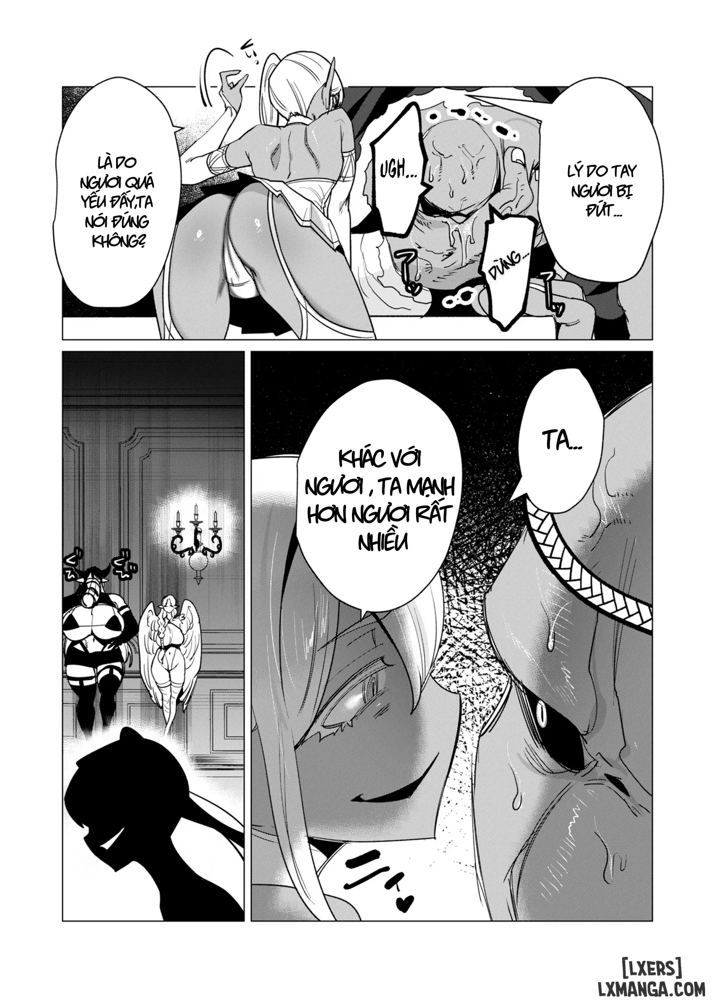 HentaiVN.net - Ảnh 25 - The Hero Wants A Married Woman As A Reward - Chap 14 : Dũng Sĩ và lời nguyền Dark Elf (Phần 1)