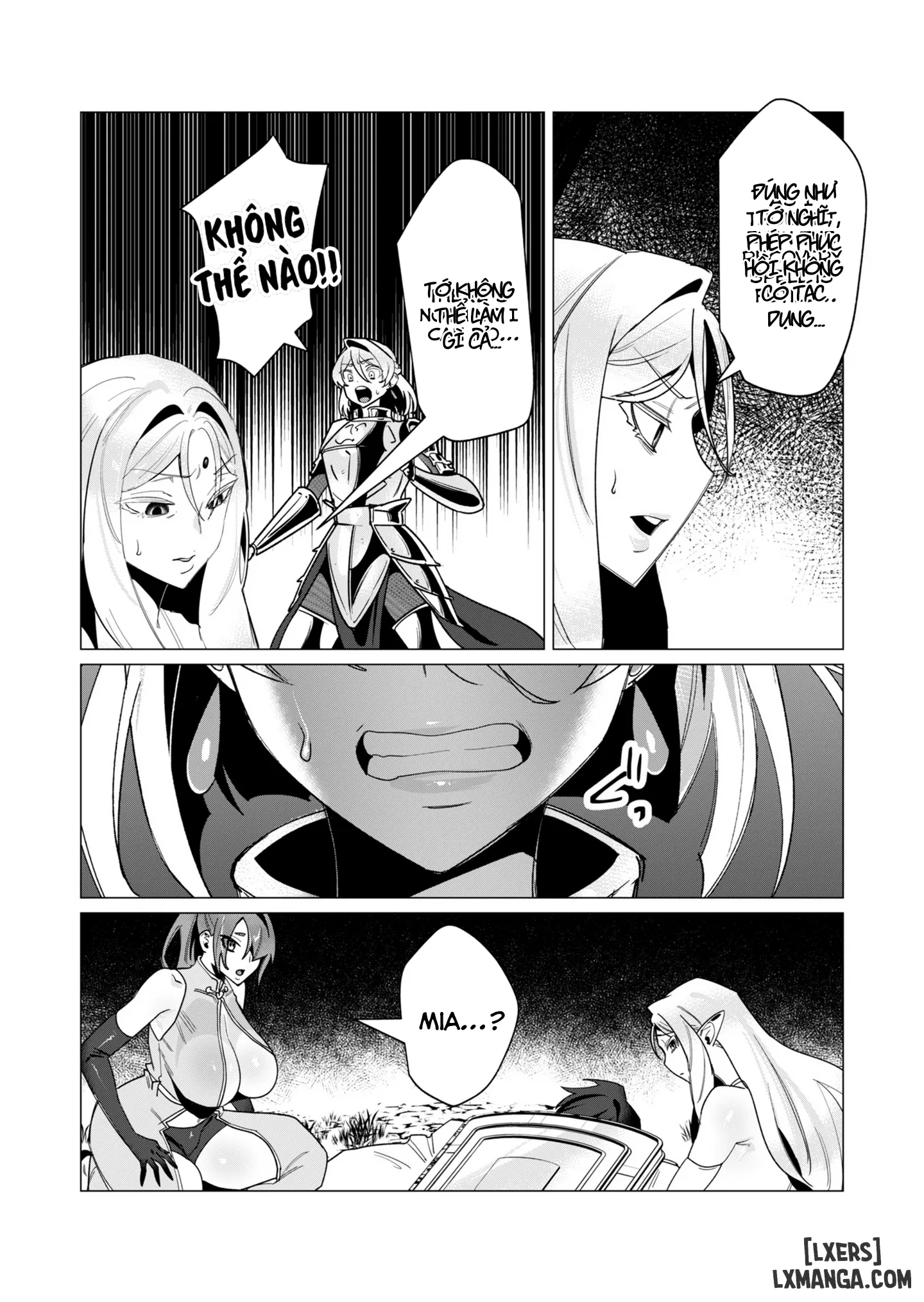 HentaiVN.net - Ảnh 28 - The Hero Wants A Married Woman As A Reward - Chap 14 : Dũng Sĩ và lời nguyền Dark Elf (Phần 1)