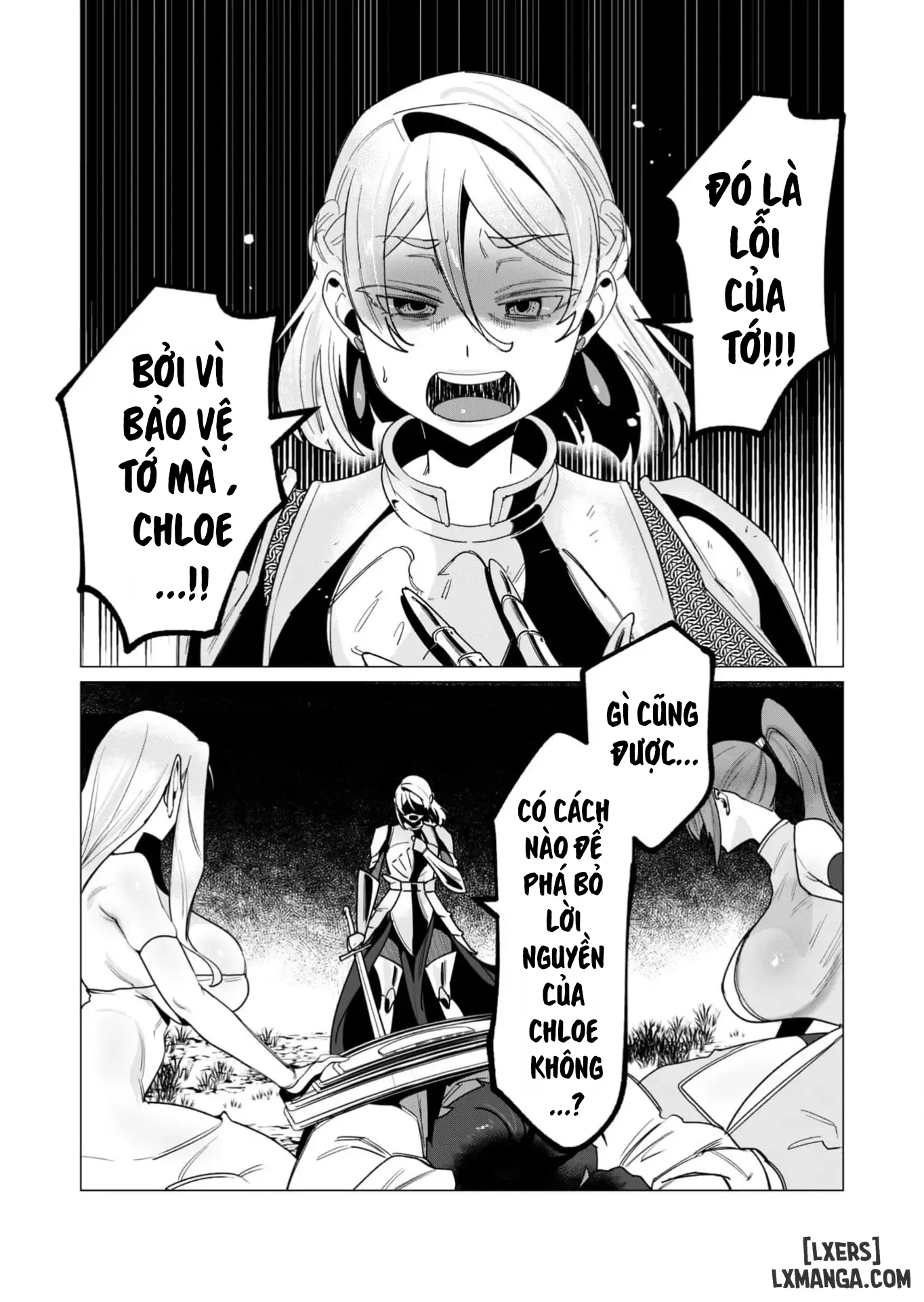 HentaiVN.net - Ảnh 29 - The Hero Wants A Married Woman As A Reward - Chap 14 : Dũng Sĩ và lời nguyền Dark Elf (Phần 1)