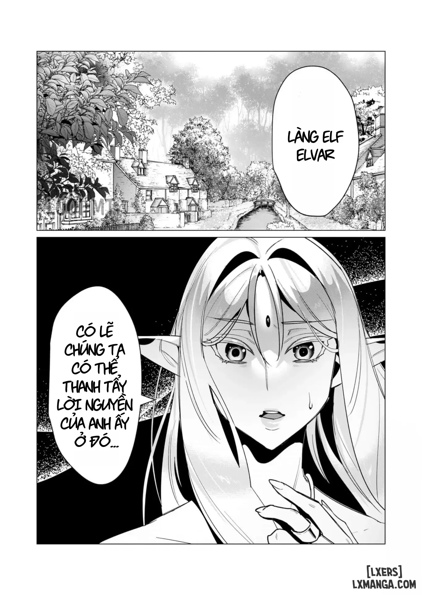 HentaiVN.net - Ảnh 31 - The Hero Wants A Married Woman As A Reward - Chap 14 : Dũng Sĩ và lời nguyền Dark Elf (Phần 1)