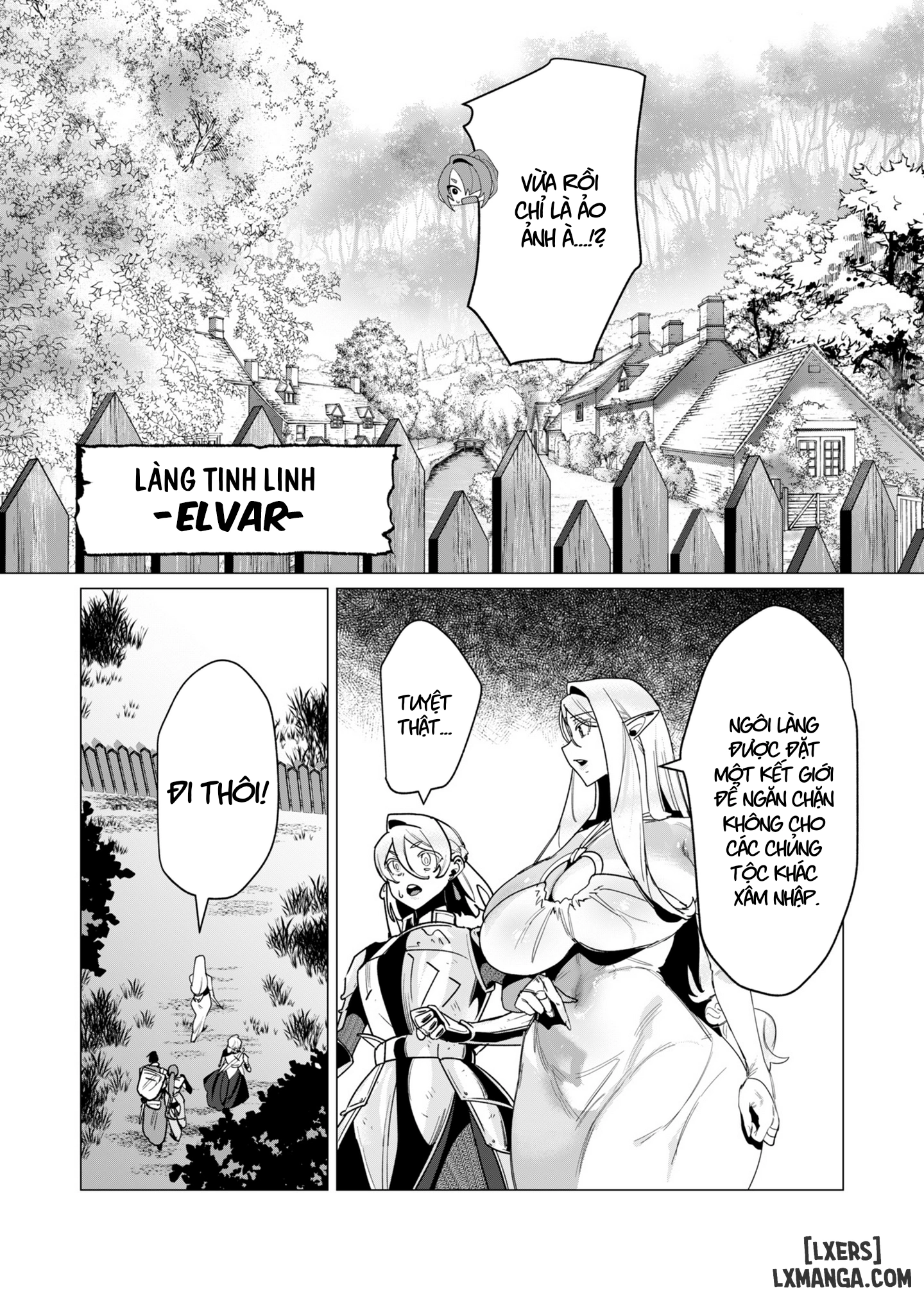 HentaiVN.net - Ảnh 10 - The Hero Wants A Married Woman As A Reward - Chap 15 : Dũng Sĩ và lời nguyền Dark Elf (Phần 2)