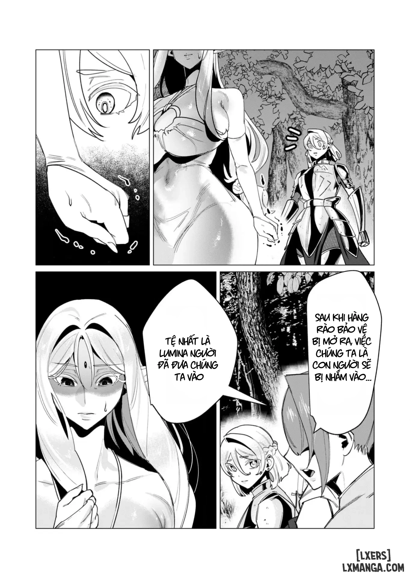 HentaiVN.net - Ảnh 11 - The Hero Wants A Married Woman As A Reward - Chap 15 : Dũng Sĩ và lời nguyền Dark Elf (Phần 2)