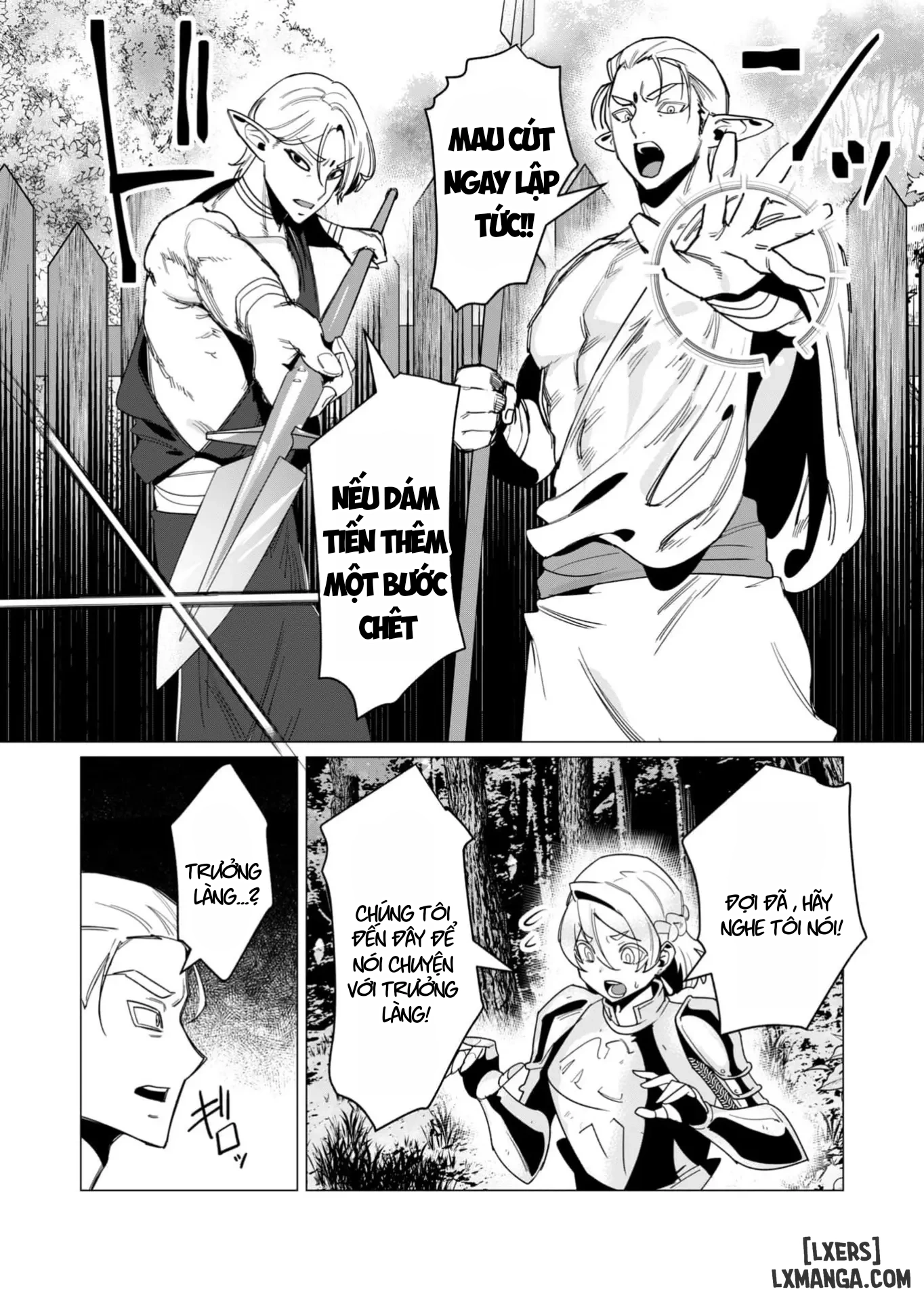 HentaiVN.net - Ảnh 14 - The Hero Wants A Married Woman As A Reward - Chap 15 : Dũng Sĩ và lời nguyền Dark Elf (Phần 2)