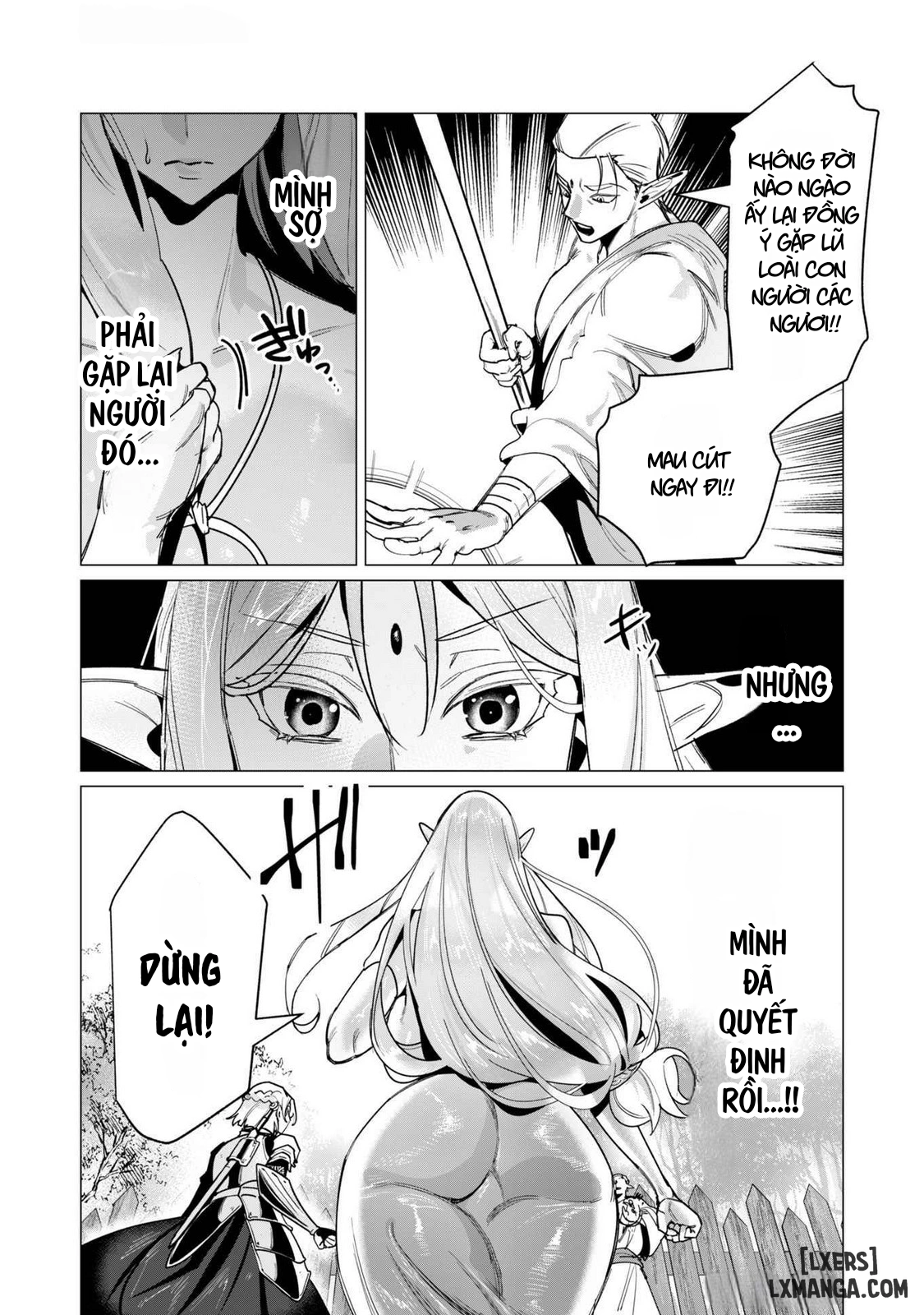 HentaiVN.net - Ảnh 15 - The Hero Wants A Married Woman As A Reward - Chap 15 : Dũng Sĩ và lời nguyền Dark Elf (Phần 2)