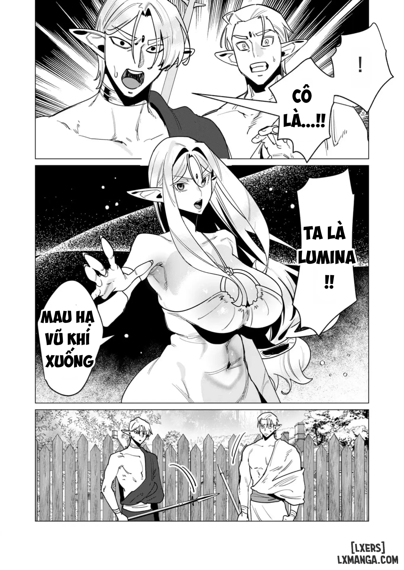 HentaiVN.net - Ảnh 16 - The Hero Wants A Married Woman As A Reward - Chap 15 : Dũng Sĩ và lời nguyền Dark Elf (Phần 2)