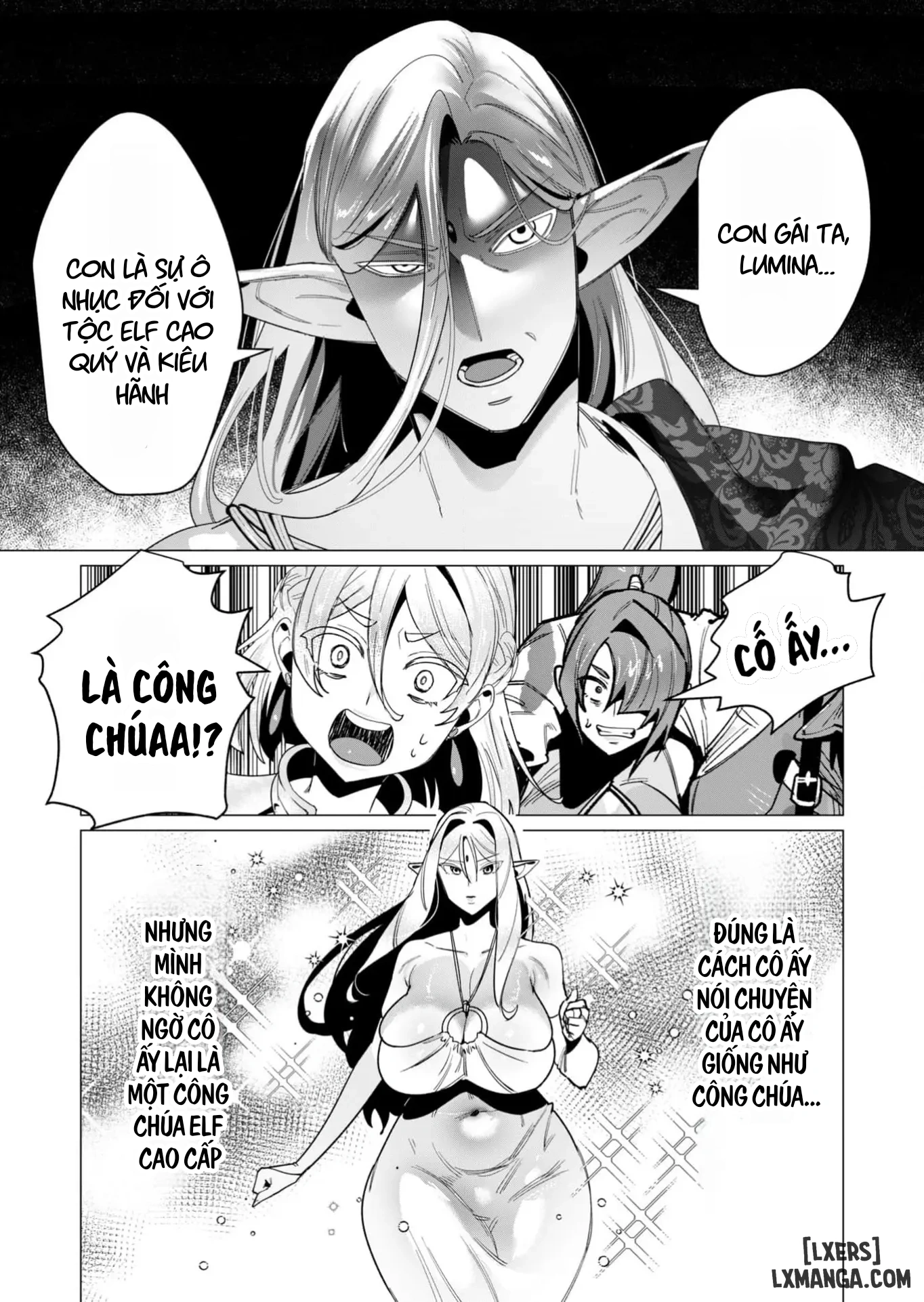 HentaiVN.net - Ảnh 20 - The Hero Wants A Married Woman As A Reward - Chap 15 : Dũng Sĩ và lời nguyền Dark Elf (Phần 2)
