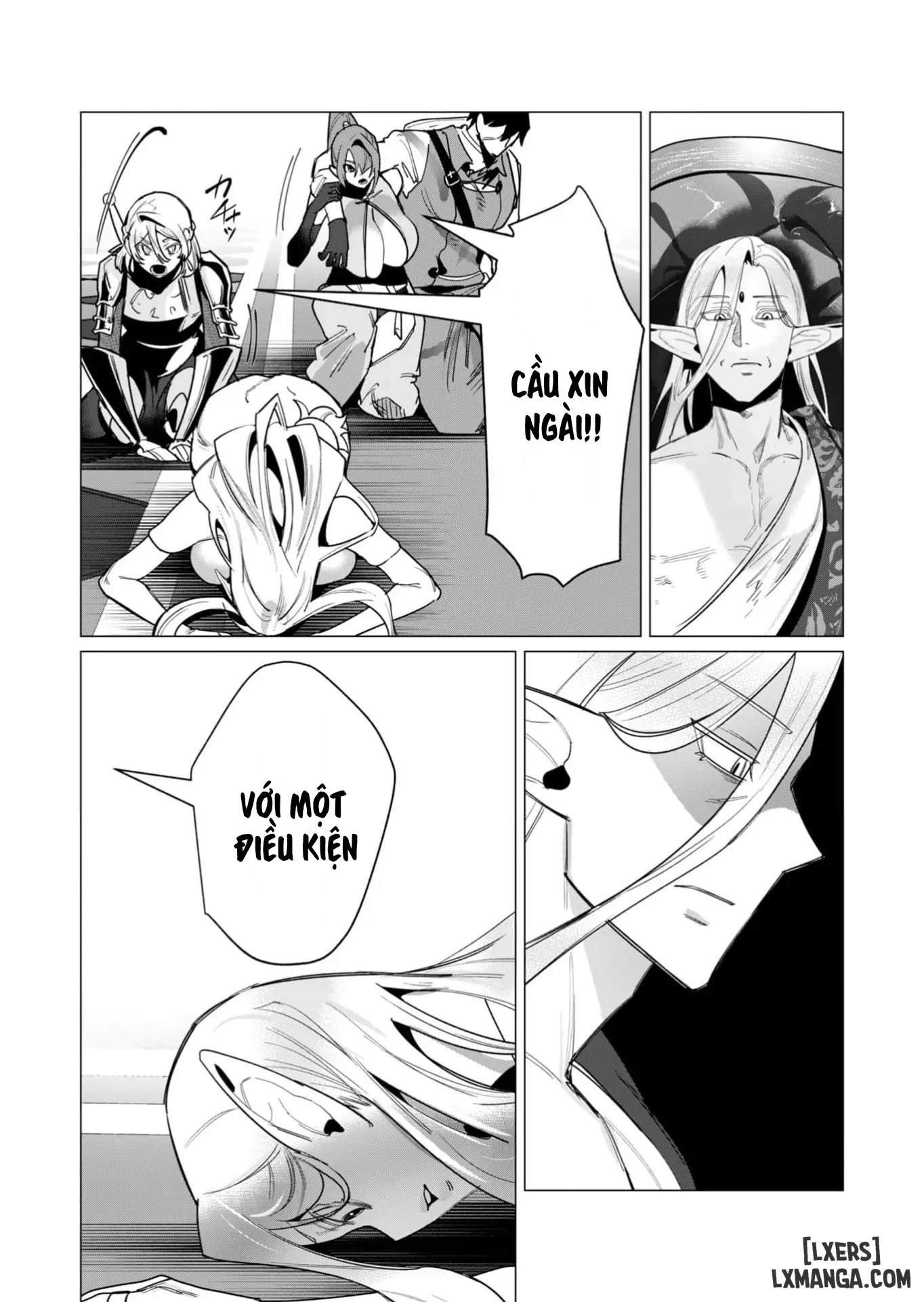 HentaiVN.net - Ảnh 25 - The Hero Wants A Married Woman As A Reward - Chap 15 : Dũng Sĩ và lời nguyền Dark Elf (Phần 2)