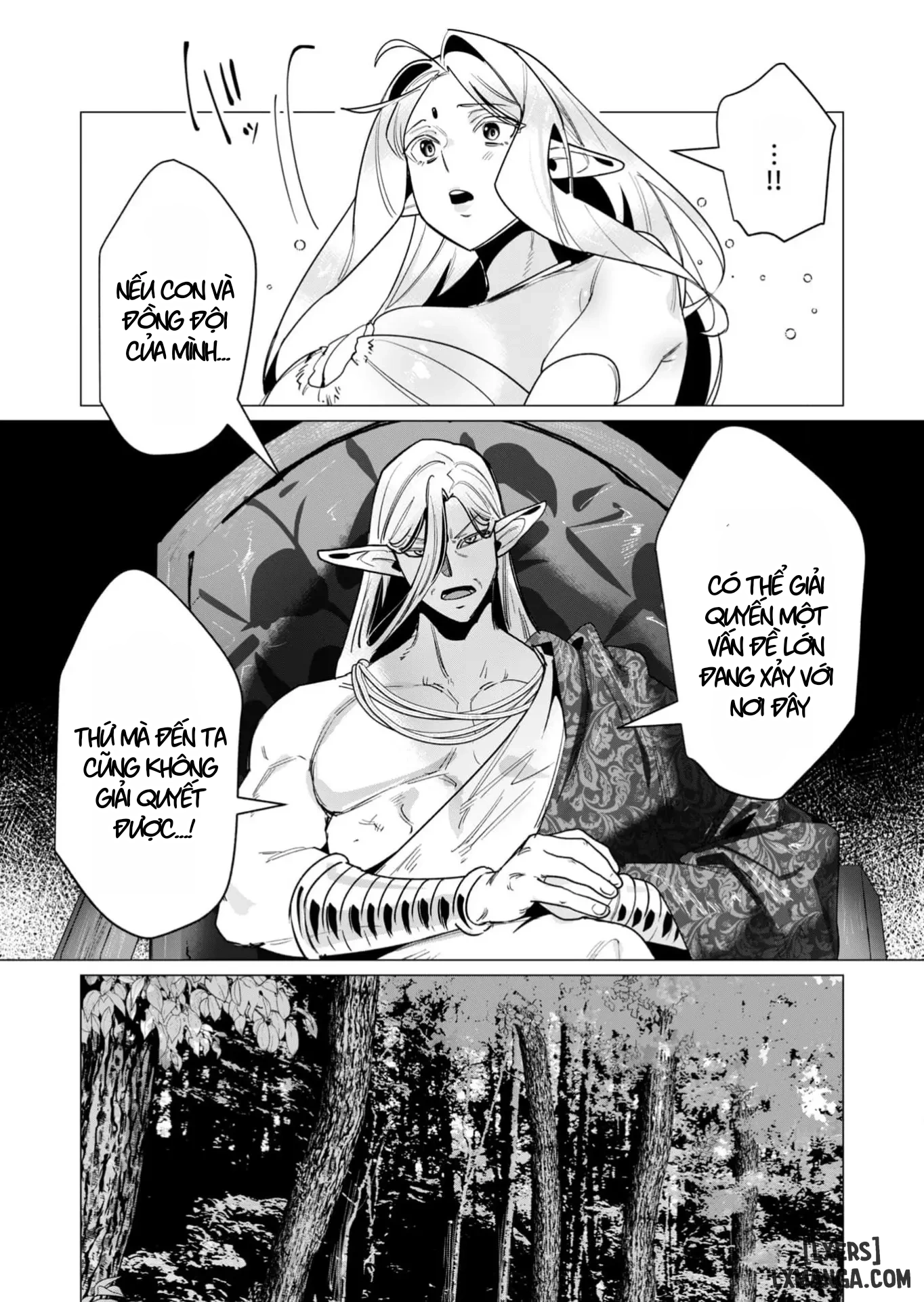 HentaiVN.net - Ảnh 26 - The Hero Wants A Married Woman As A Reward - Chap 15 : Dũng Sĩ và lời nguyền Dark Elf (Phần 2)