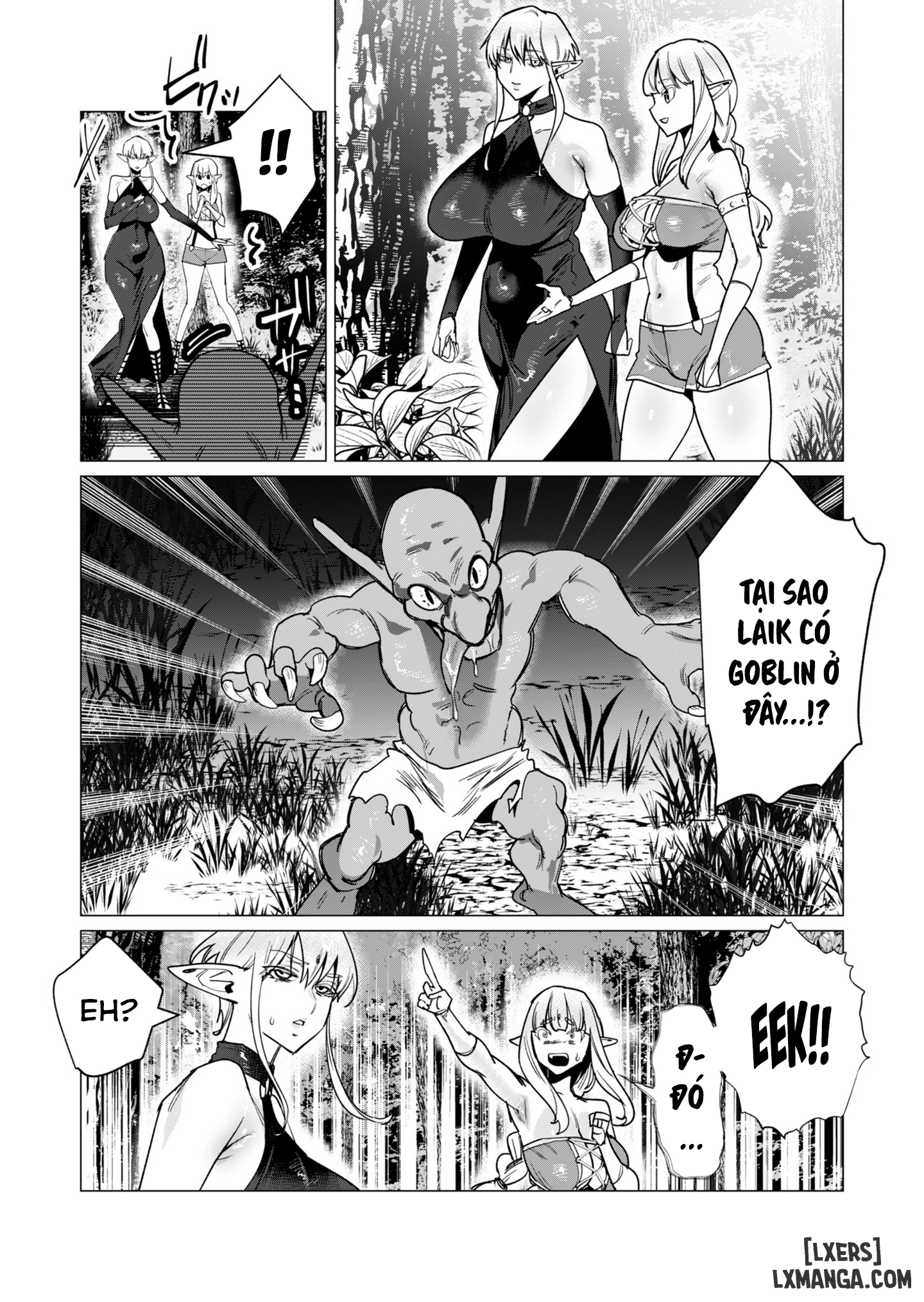 HentaiVN.net - Ảnh 27 - The Hero Wants A Married Woman As A Reward - Chap 15 : Dũng Sĩ và lời nguyền Dark Elf (Phần 2)