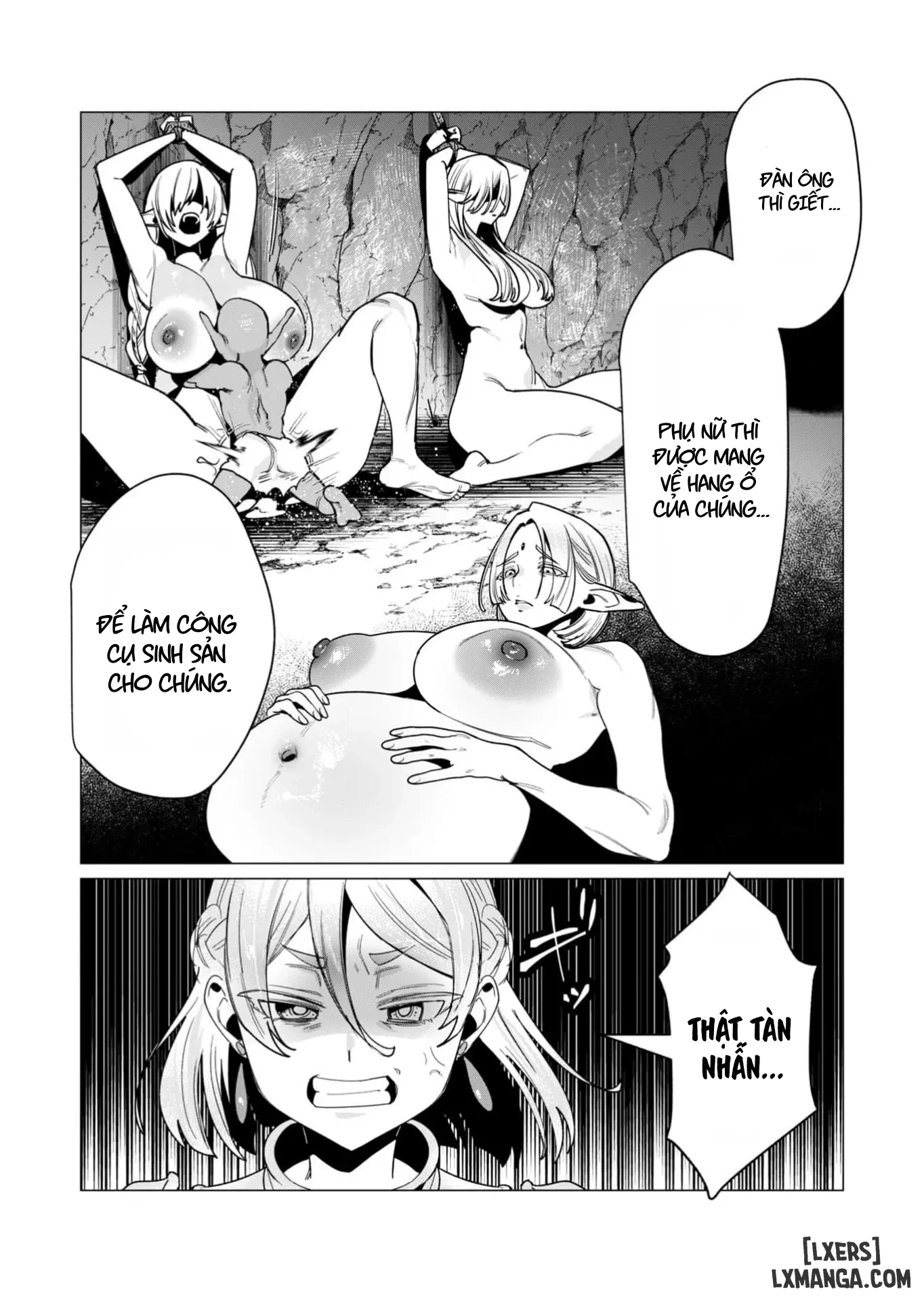 HentaiVN.net - Ảnh 32 - The Hero Wants A Married Woman As A Reward - Chap 15 : Dũng Sĩ và lời nguyền Dark Elf (Phần 2)