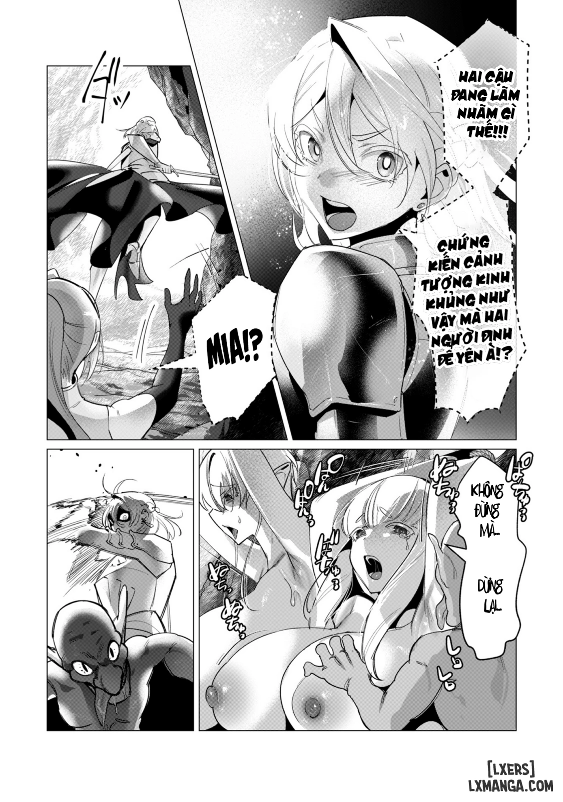 HentaiVN.net - Ảnh 13 - The Hero Wants A Married Woman As A Reward - Chap 16 : Dũng Sĩ và lời nguyền Dark Elf (Phần 3)