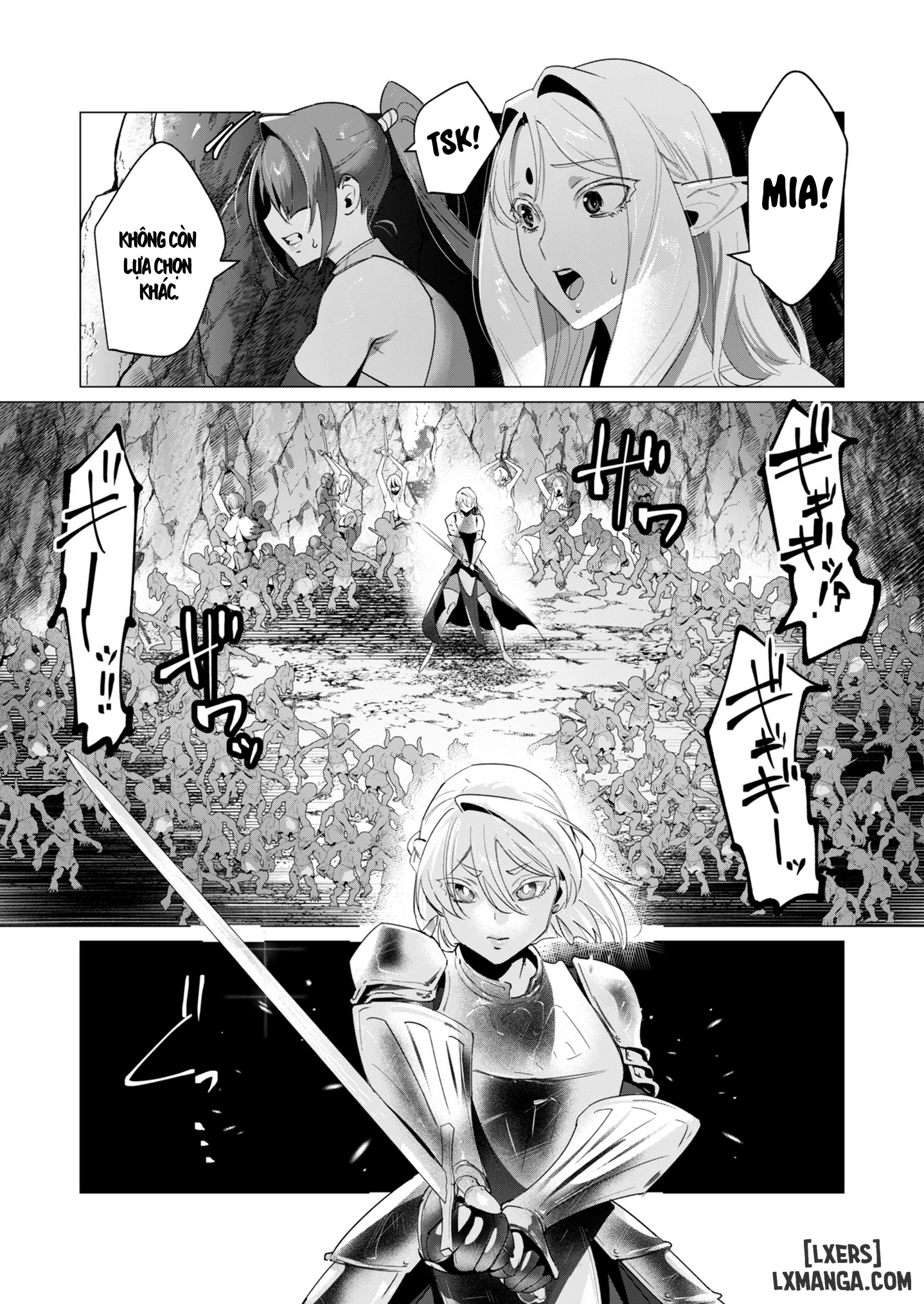 HentaiVN.net - Ảnh 15 - The Hero Wants A Married Woman As A Reward - Chap 16 : Dũng Sĩ và lời nguyền Dark Elf (Phần 3)