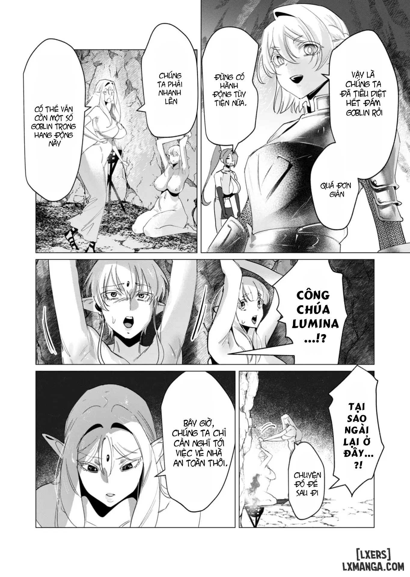 HentaiVN.net - Ảnh 18 - The Hero Wants A Married Woman As A Reward - Chap 16 : Dũng Sĩ và lời nguyền Dark Elf (Phần 3)