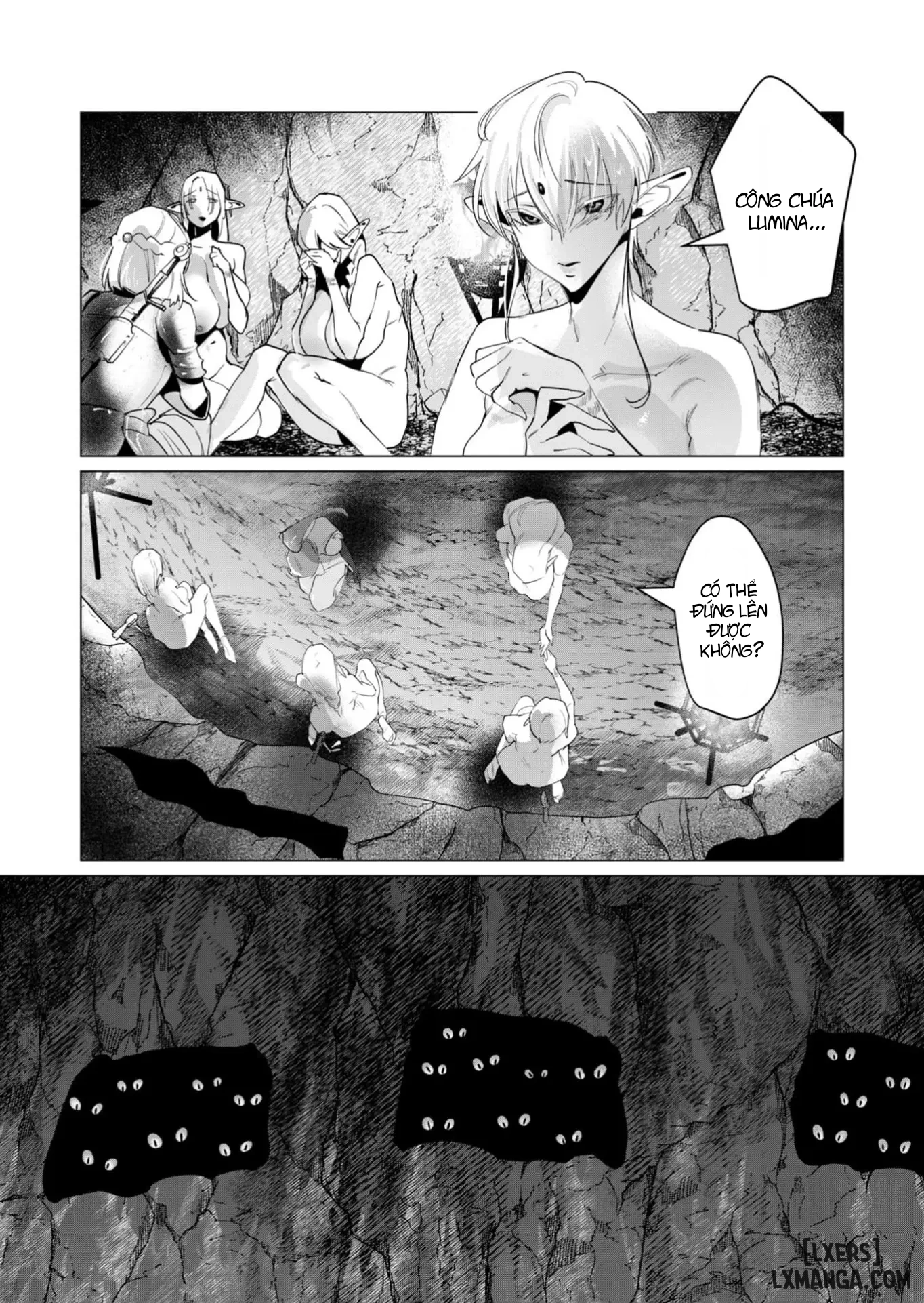 HentaiVN.net - Ảnh 19 - The Hero Wants A Married Woman As A Reward - Chap 16 : Dũng Sĩ và lời nguyền Dark Elf (Phần 3)