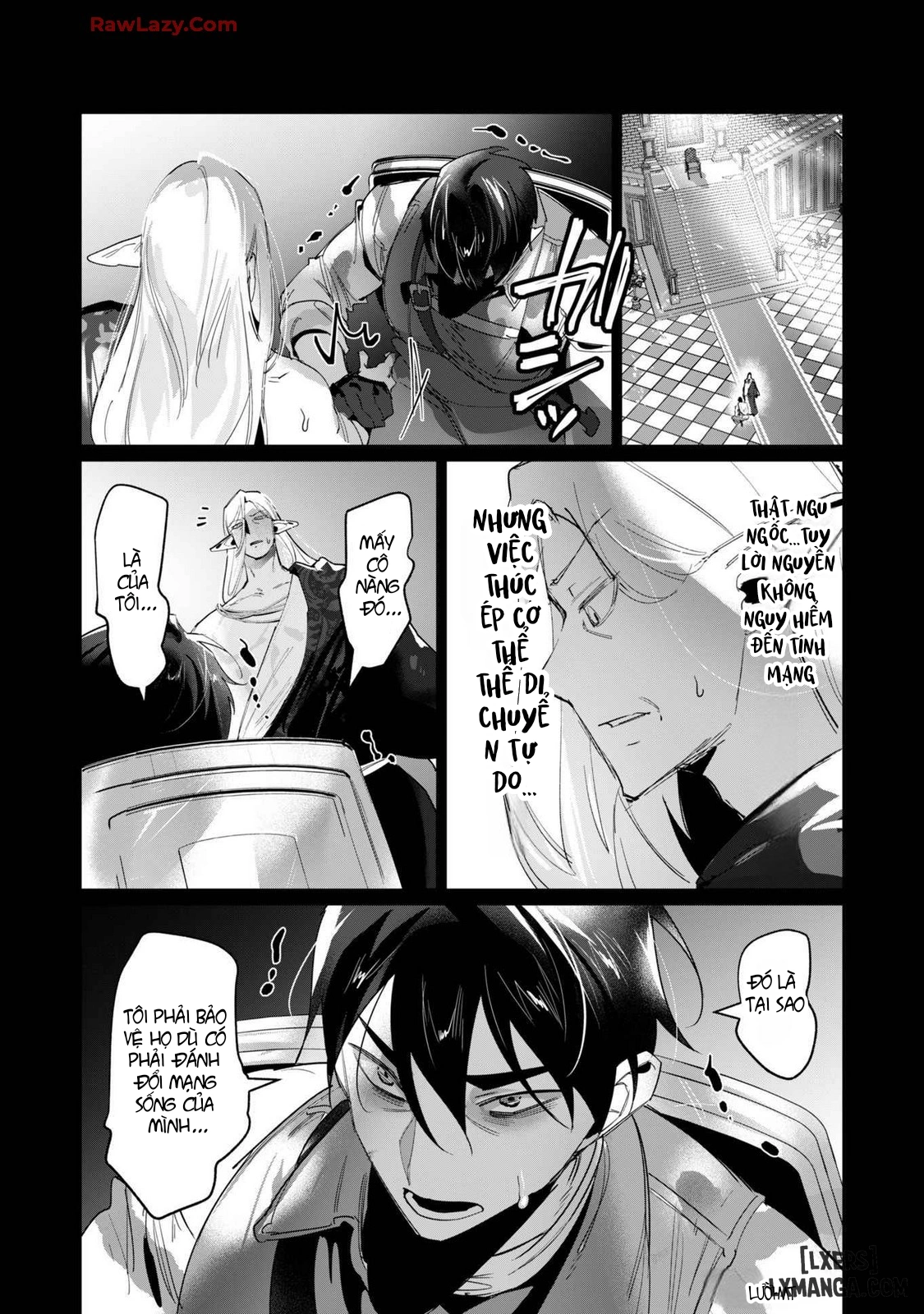 HentaiVN.net - Ảnh 29 - The Hero Wants A Married Woman As A Reward - Chap 16 : Dũng Sĩ và lời nguyền Dark Elf (Phần 3)